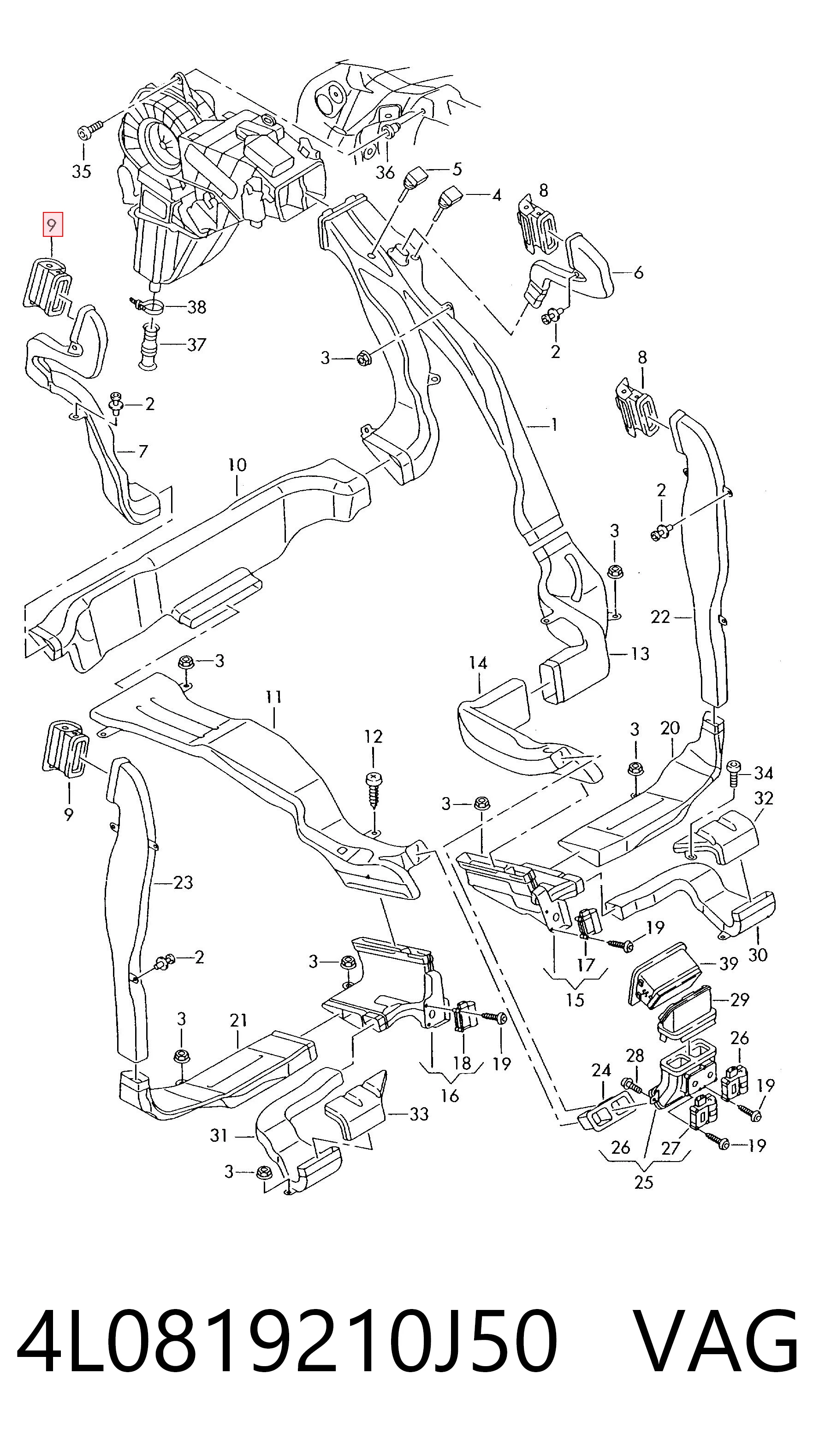 4L0819210J50 VAG 