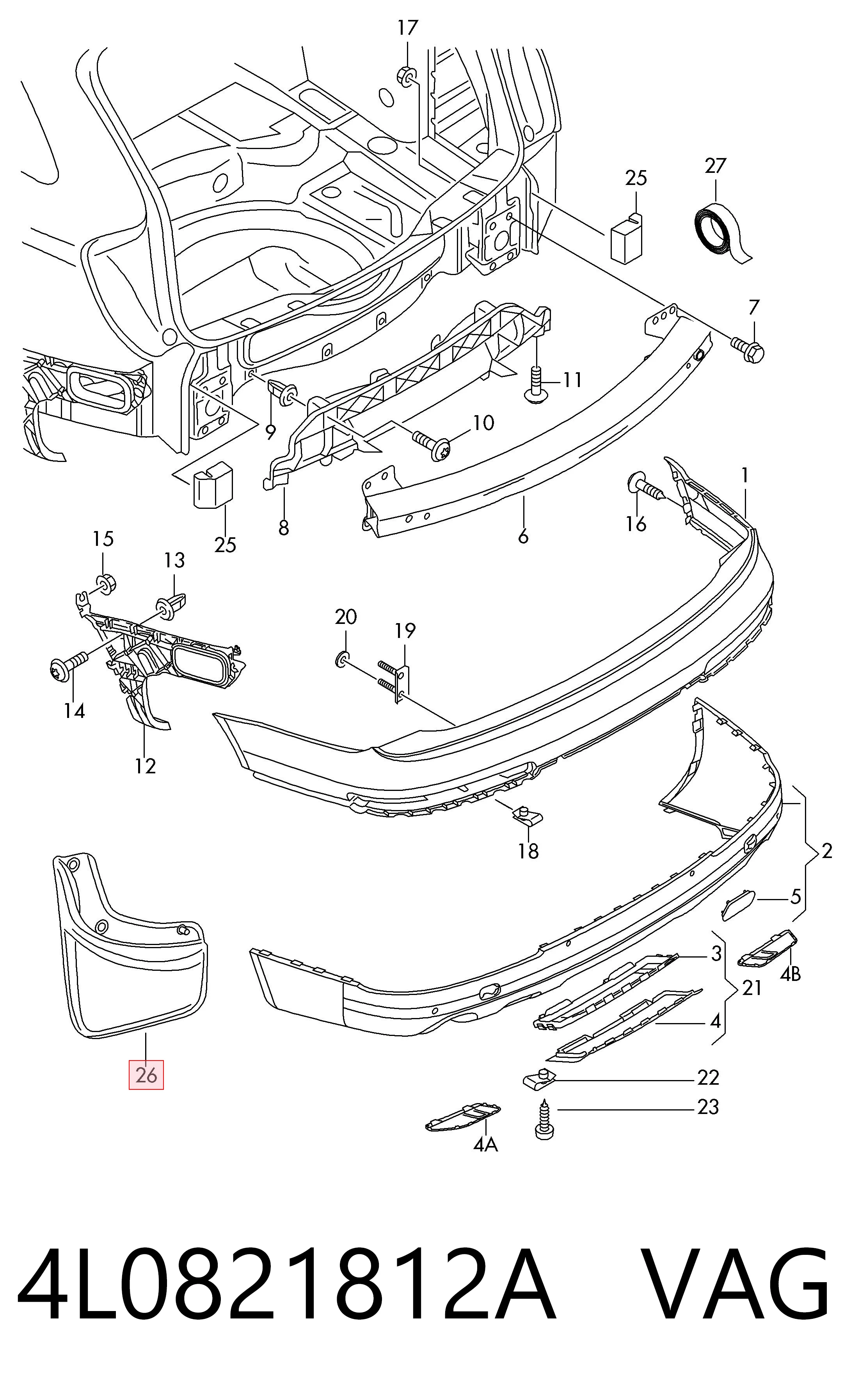 4L0821812A VAG