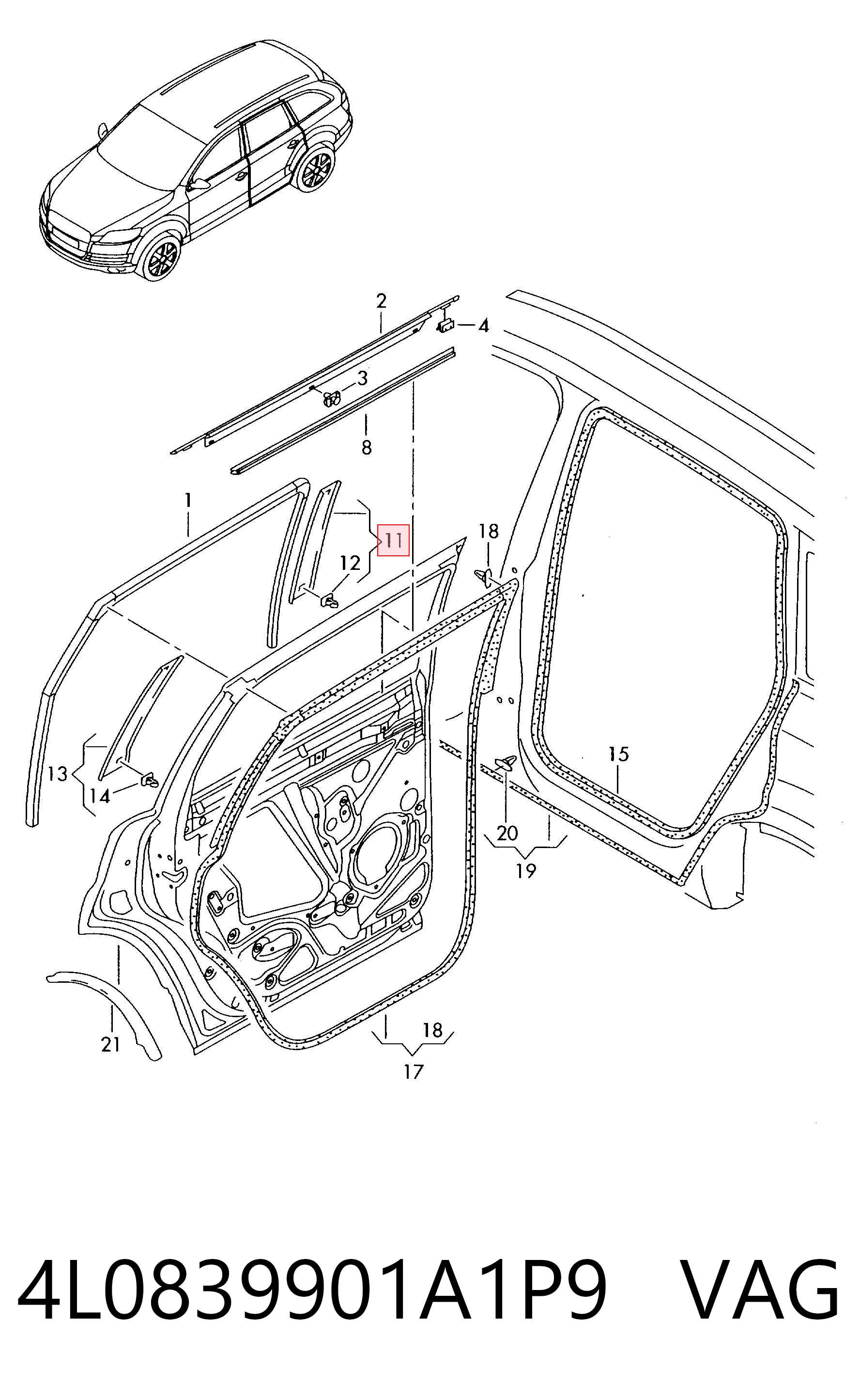 4L0839901A1P9 VAG 