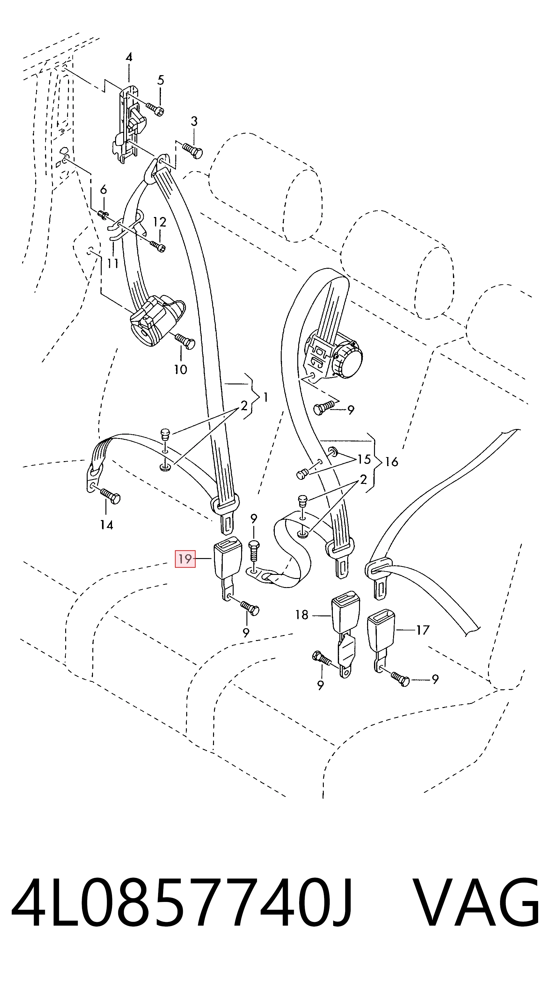 4L0857740J VAG 