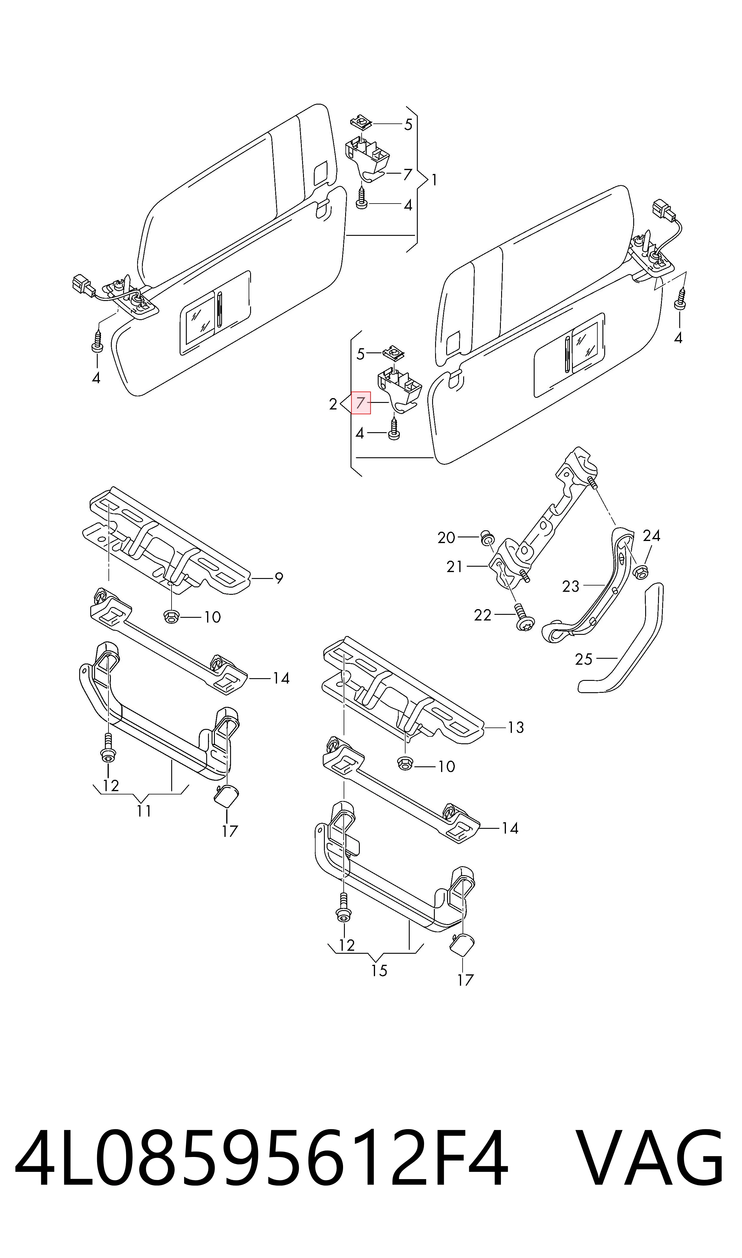 4L08595612F4 VAG 