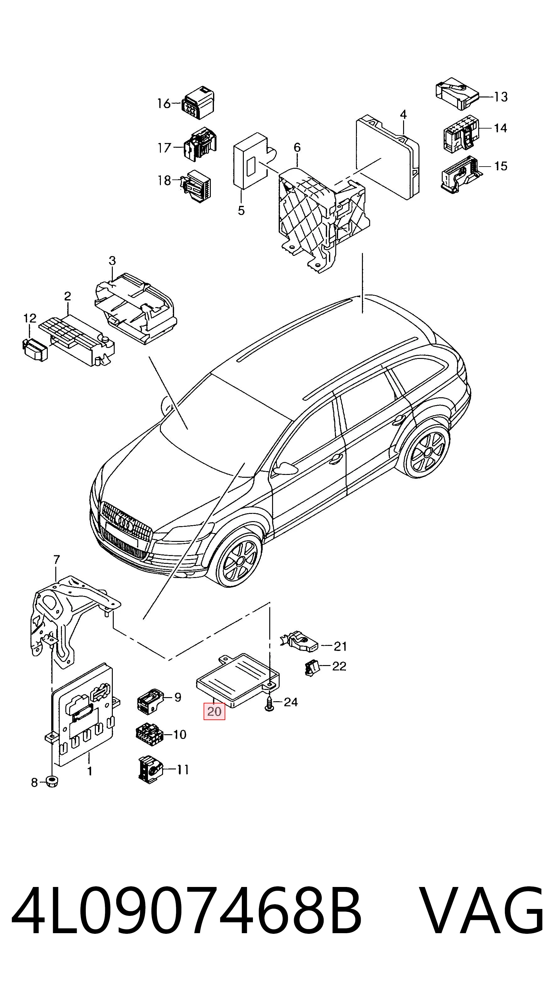 4L0907468B VAG Прилади й апаратура діагностики