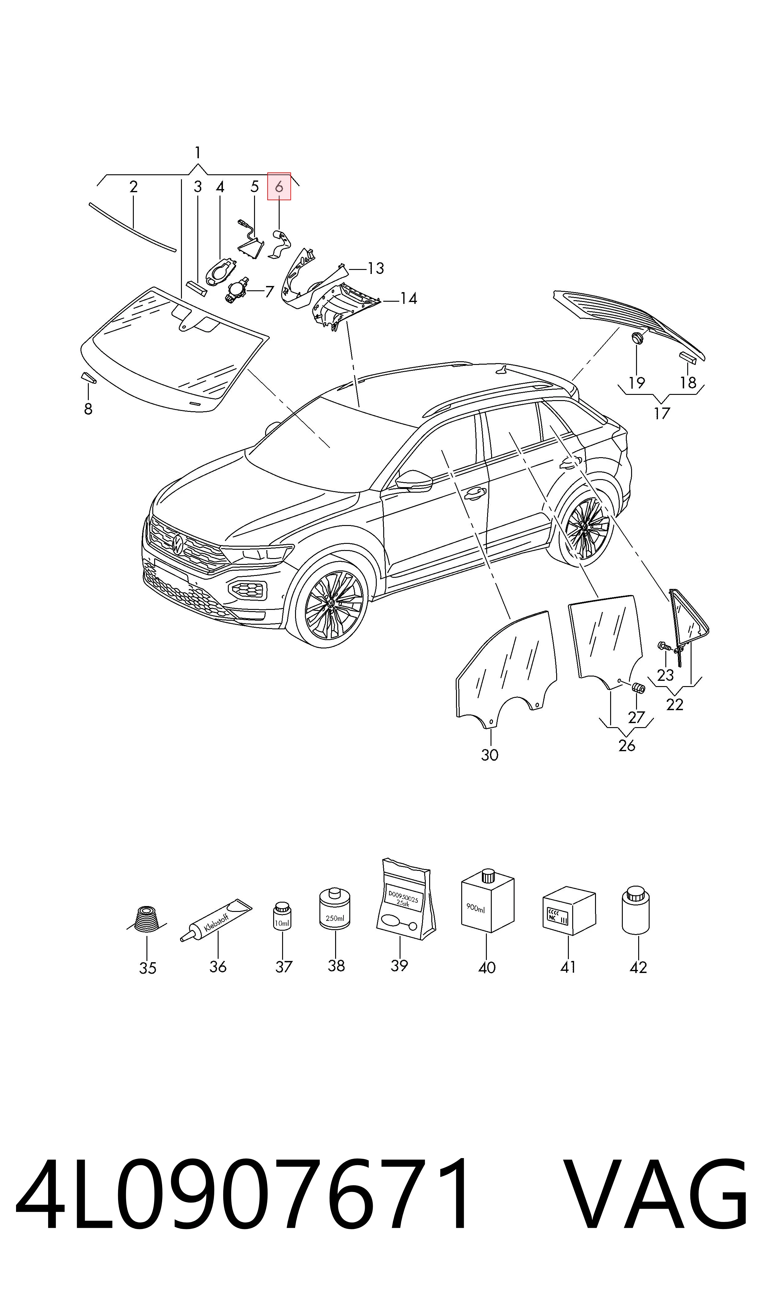  VAG 4L0907671 ціна, від 2.28 USD