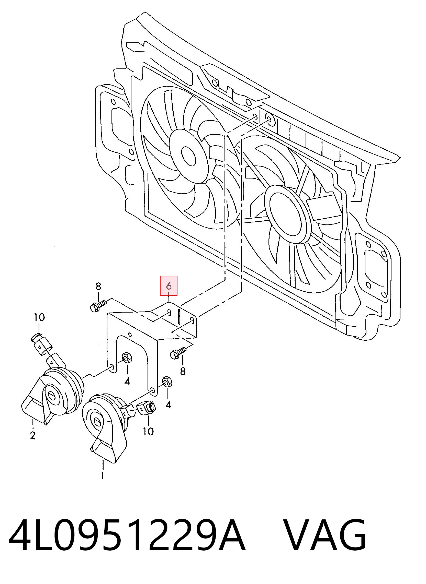 4L0951229A VAG 