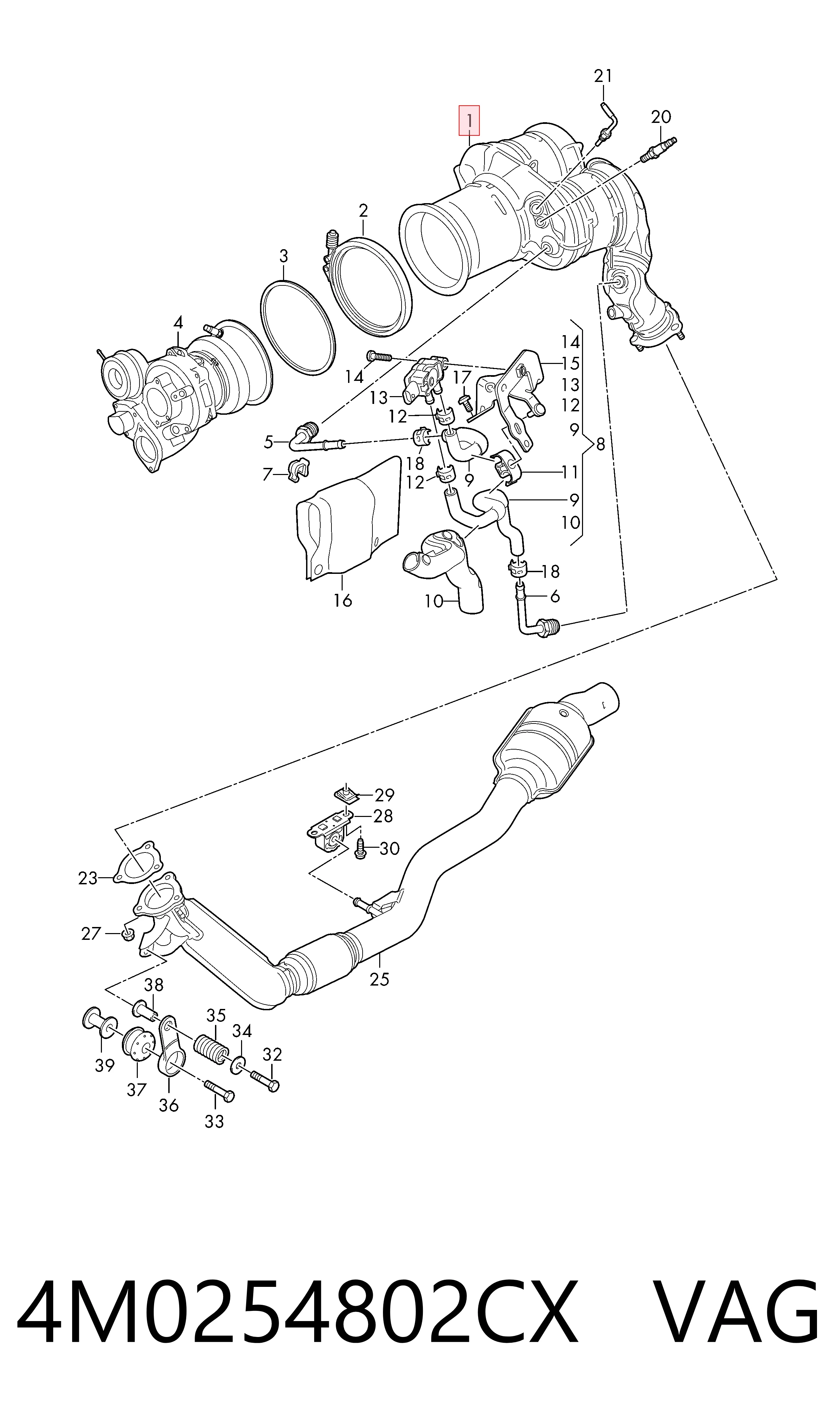 4M0254802C Bentley Фільтр ДПФ