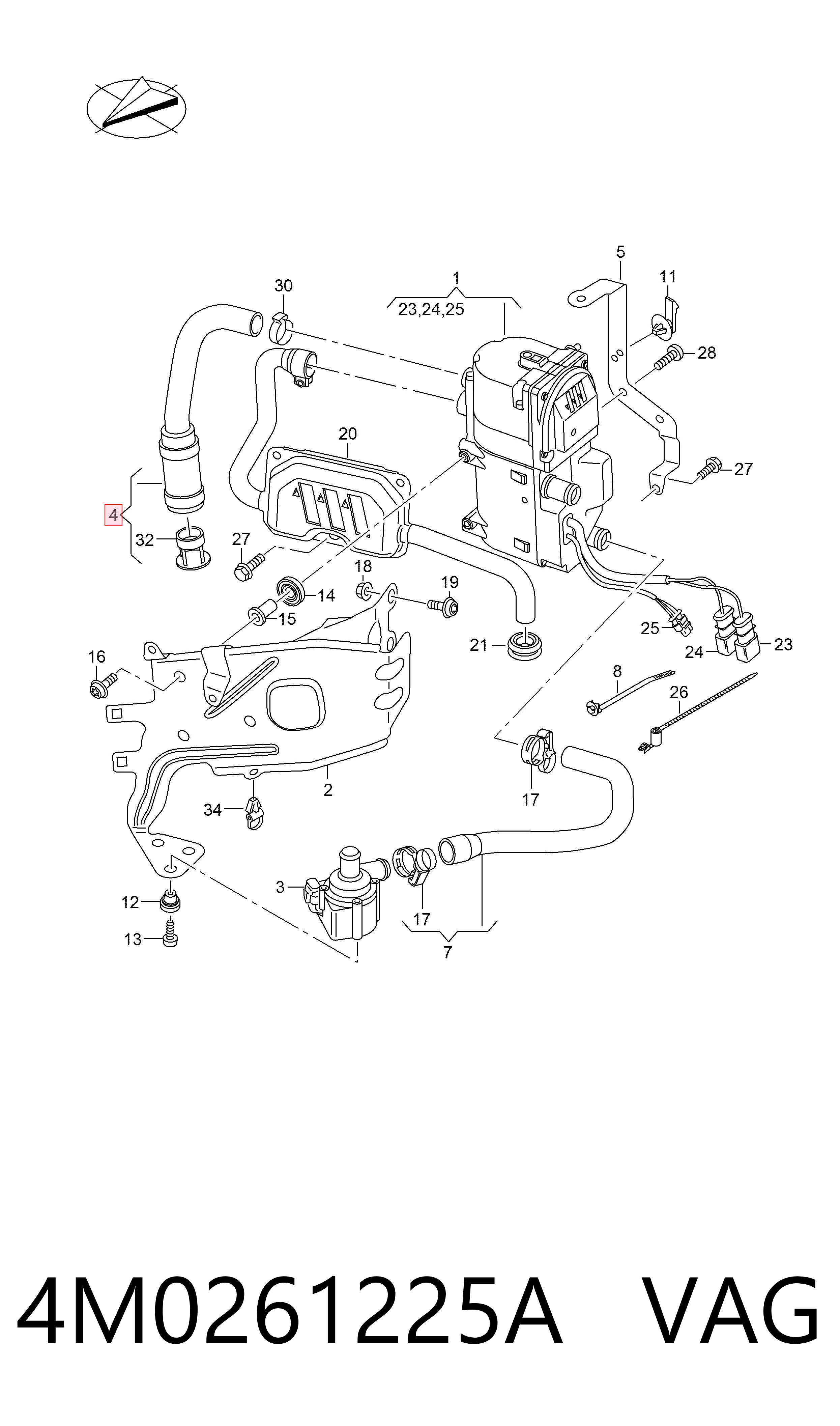 4M0261225A VAG