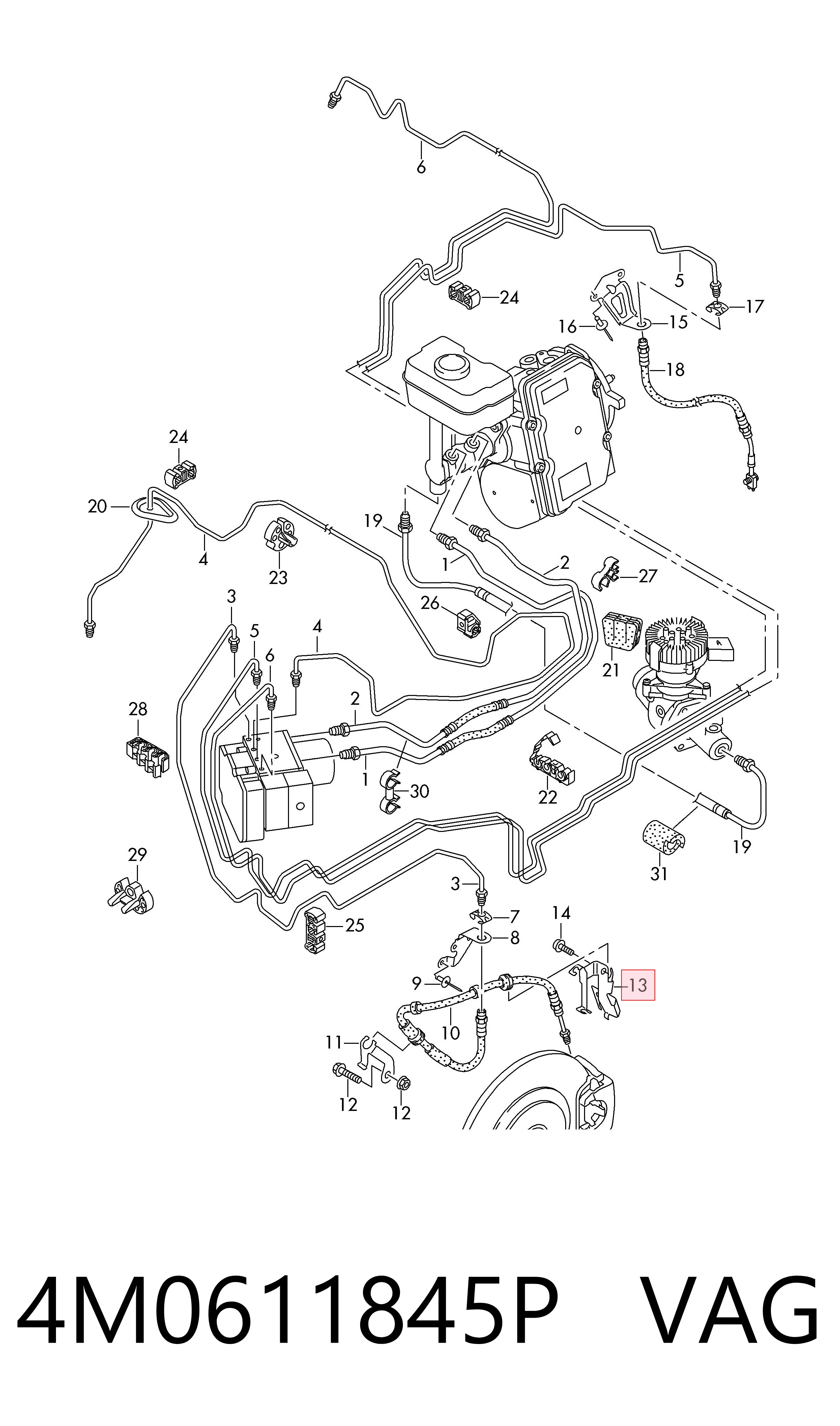 4M0611845P VAG 
