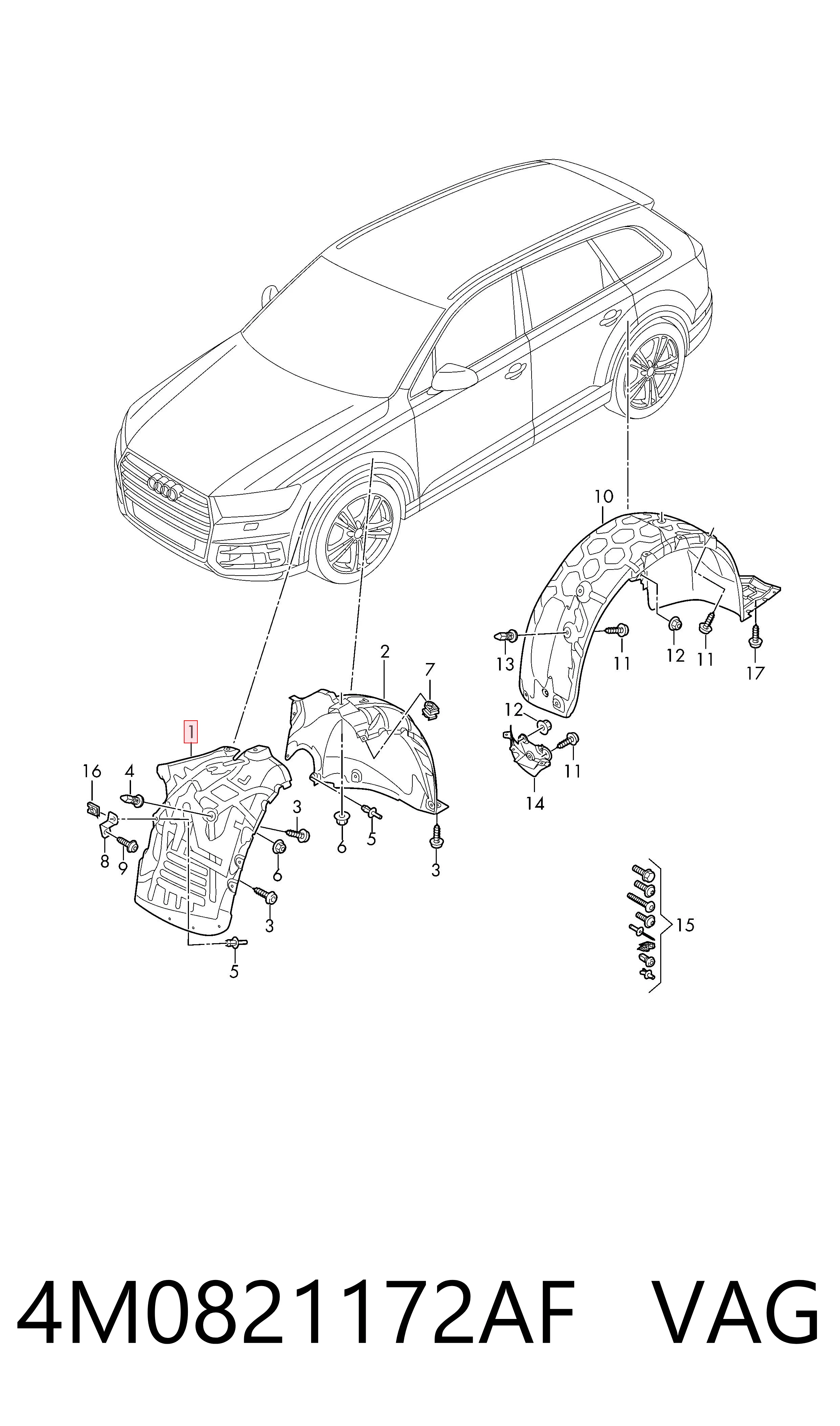 4M0821172AF VAG 