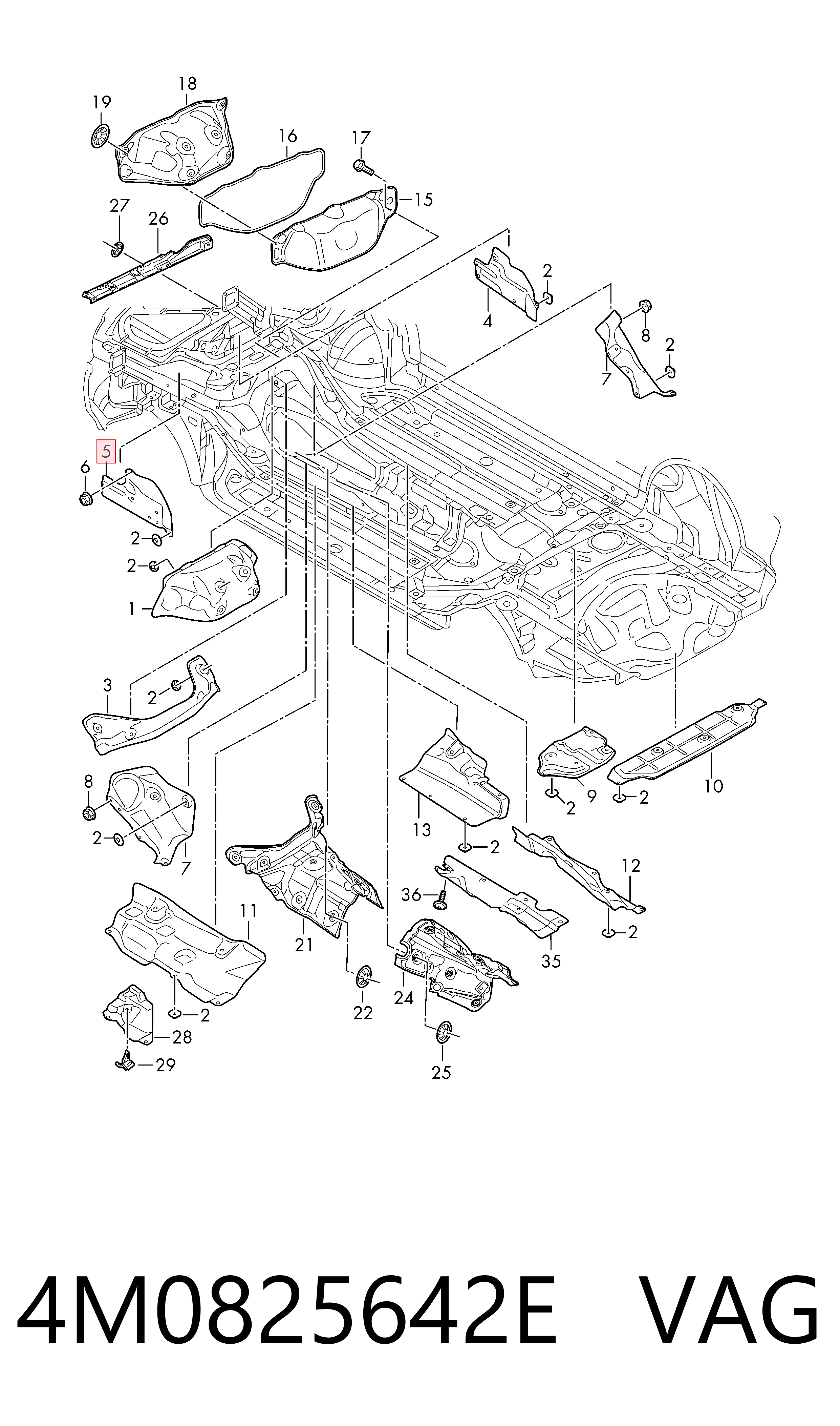  VAG 4M0825642E ціна, від 6.35 USD