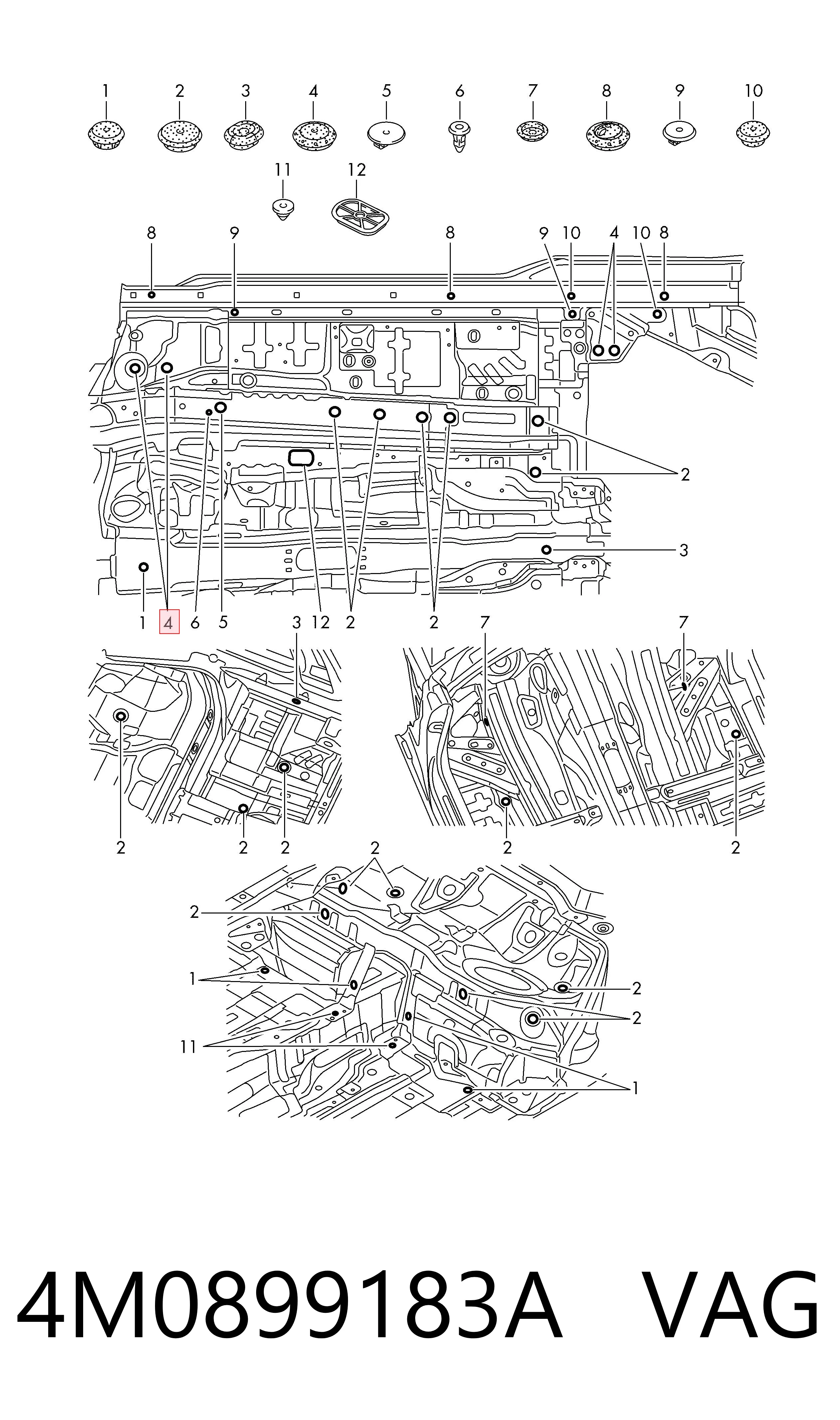 4M0899183A VAG 