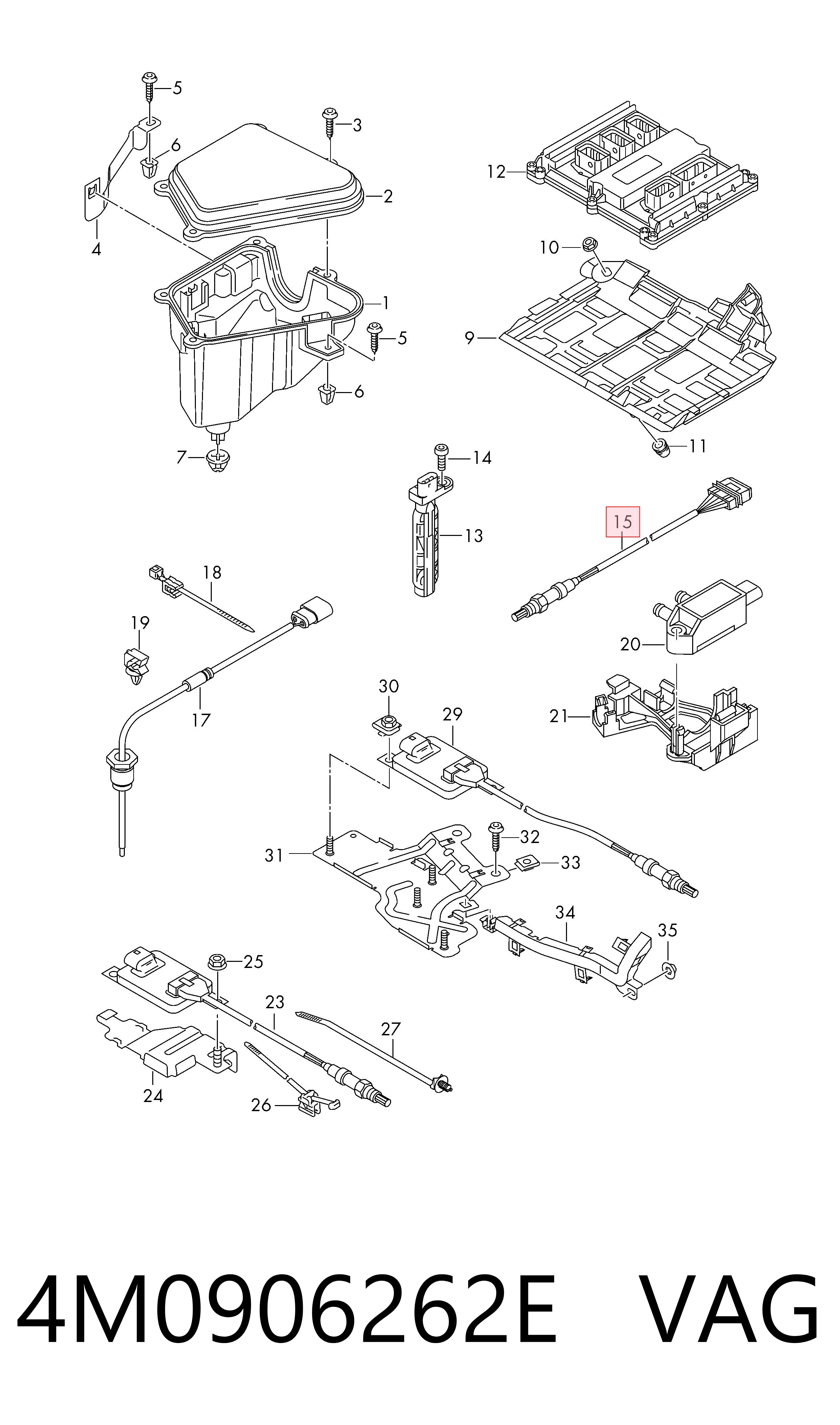 Лямбдазонд, датчик кисню до каталізатора Bosch 281004692 ціна, від 72.18 USD