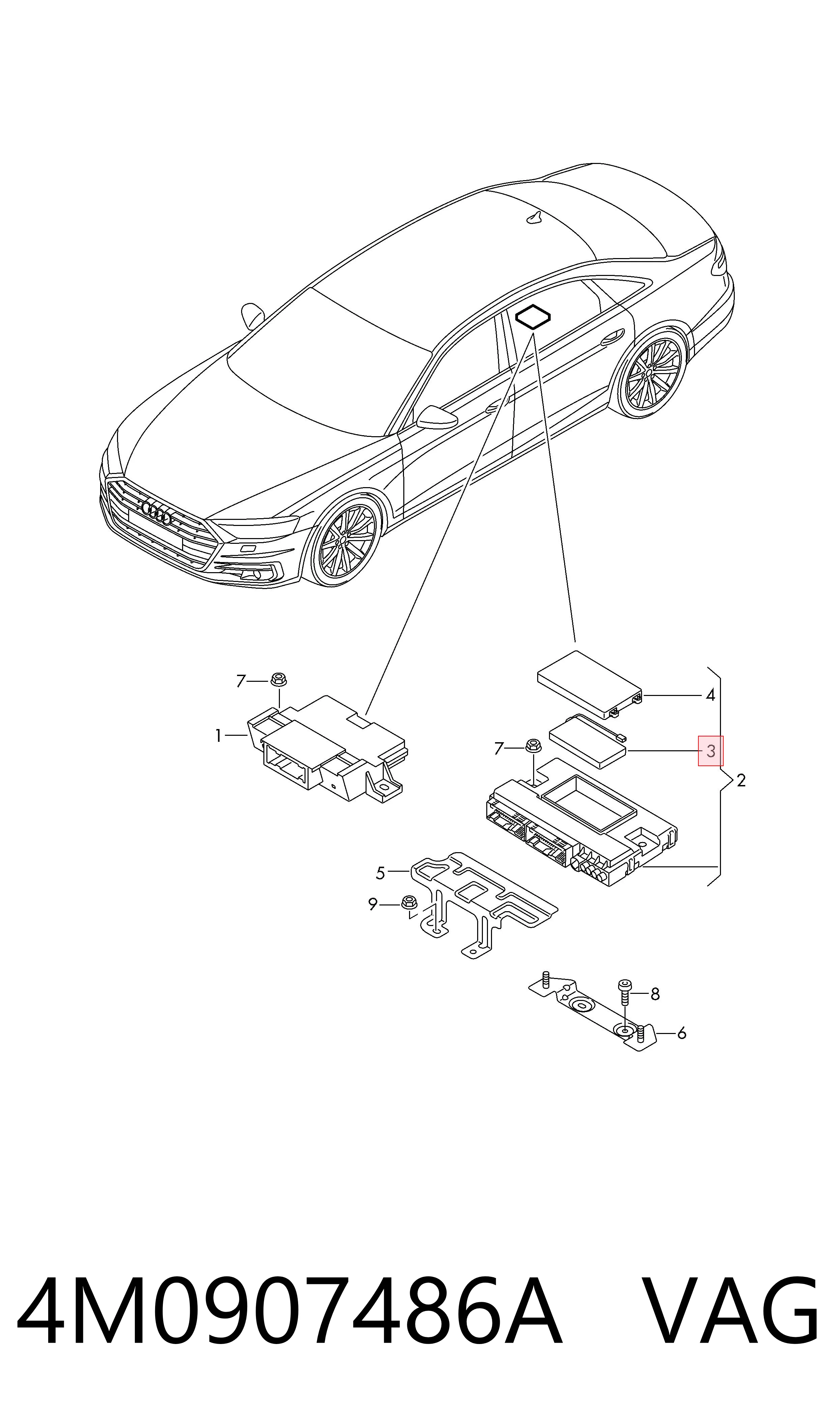 4M0907486A VAG Авто акумулятор