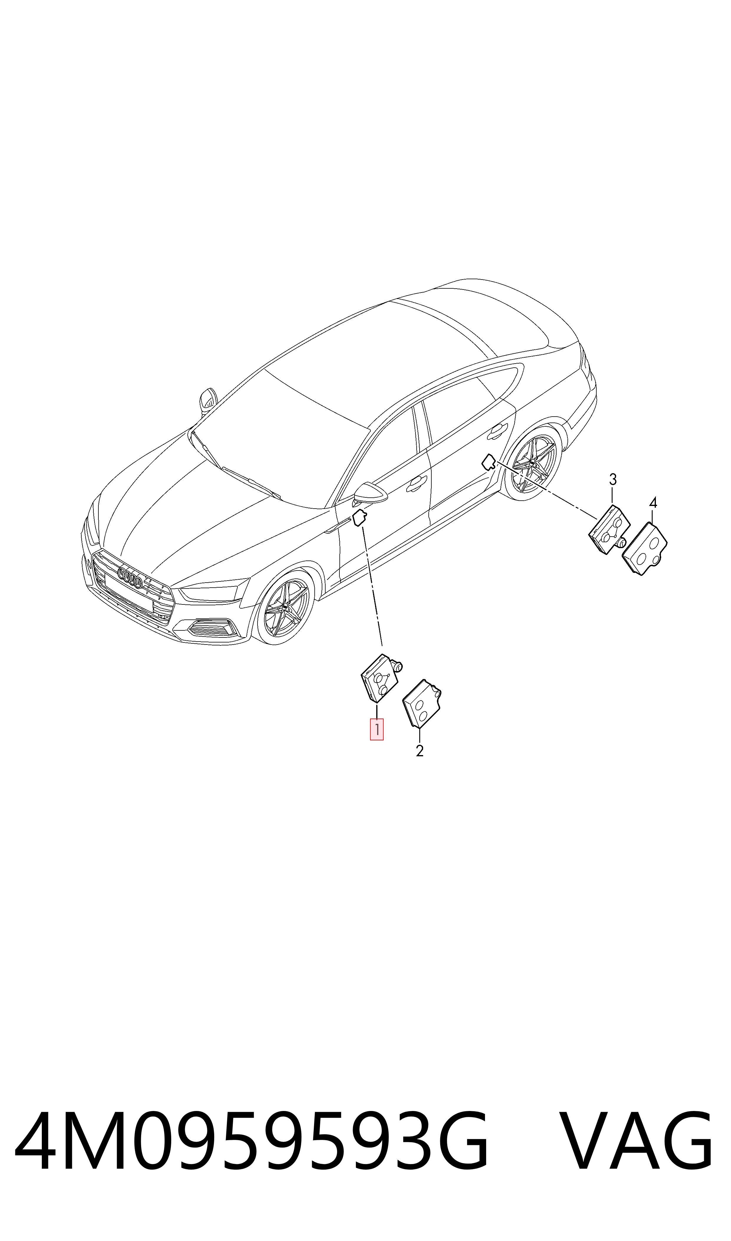 Блок комфорту передніх дверей Bentley 4M0959793E ціна, від 9.84 USD