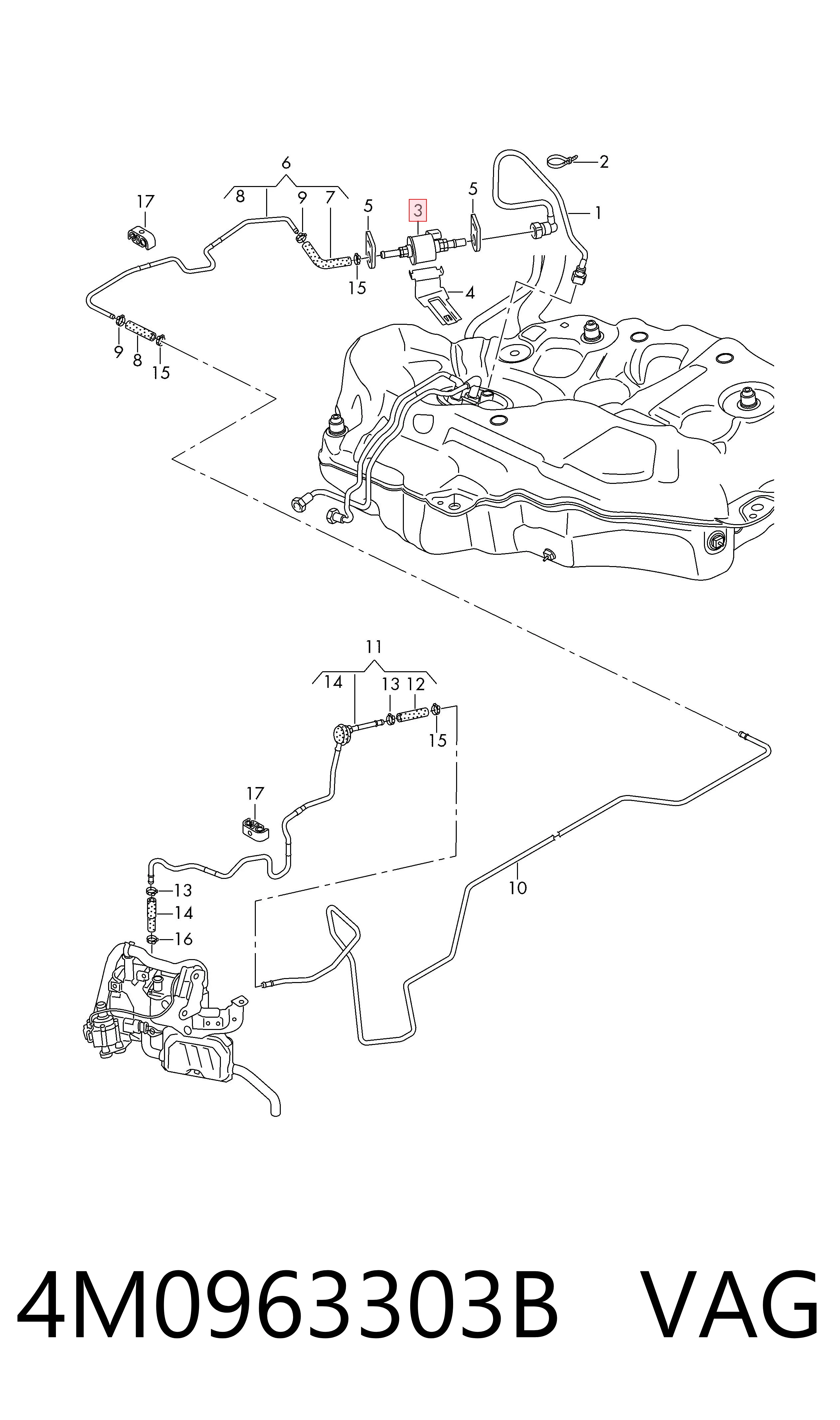  VAG 4M0963303B ціна, від 113.12 USD