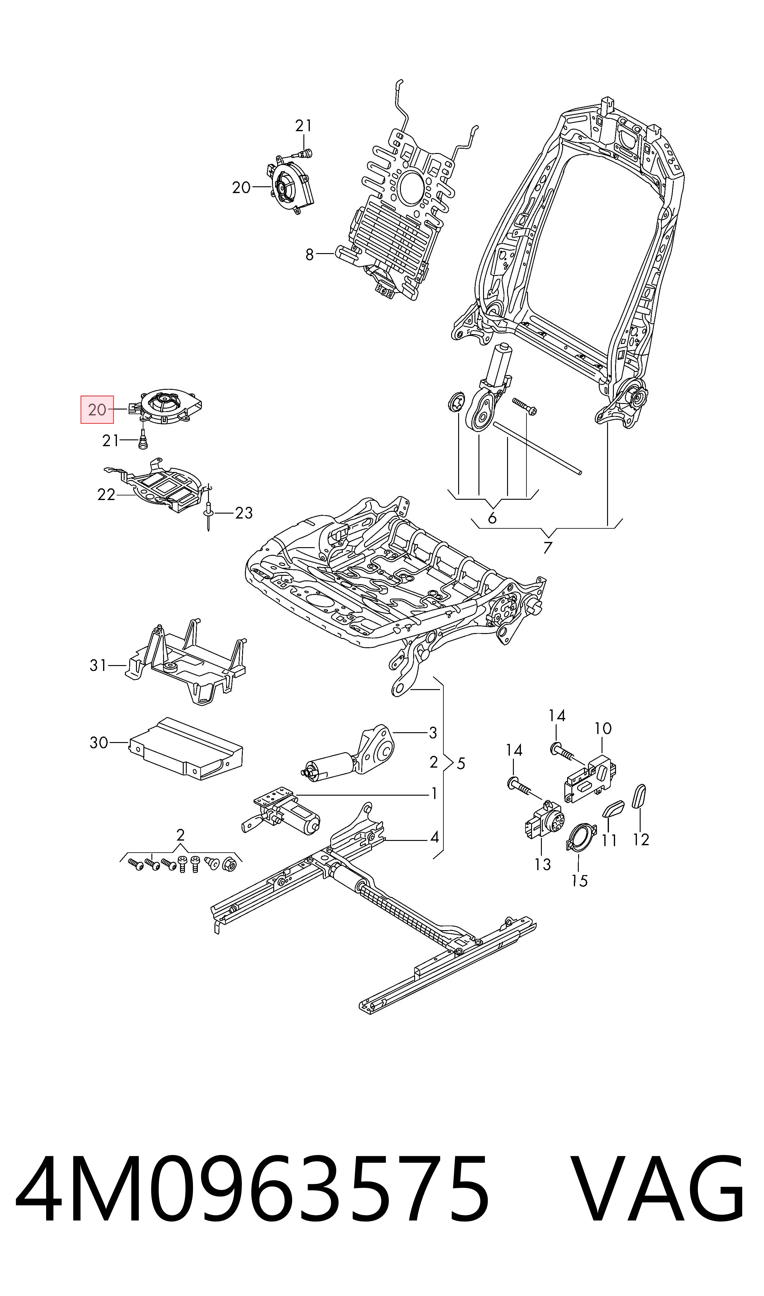  VAG 4M0963575 ціна, від 44.97 USD