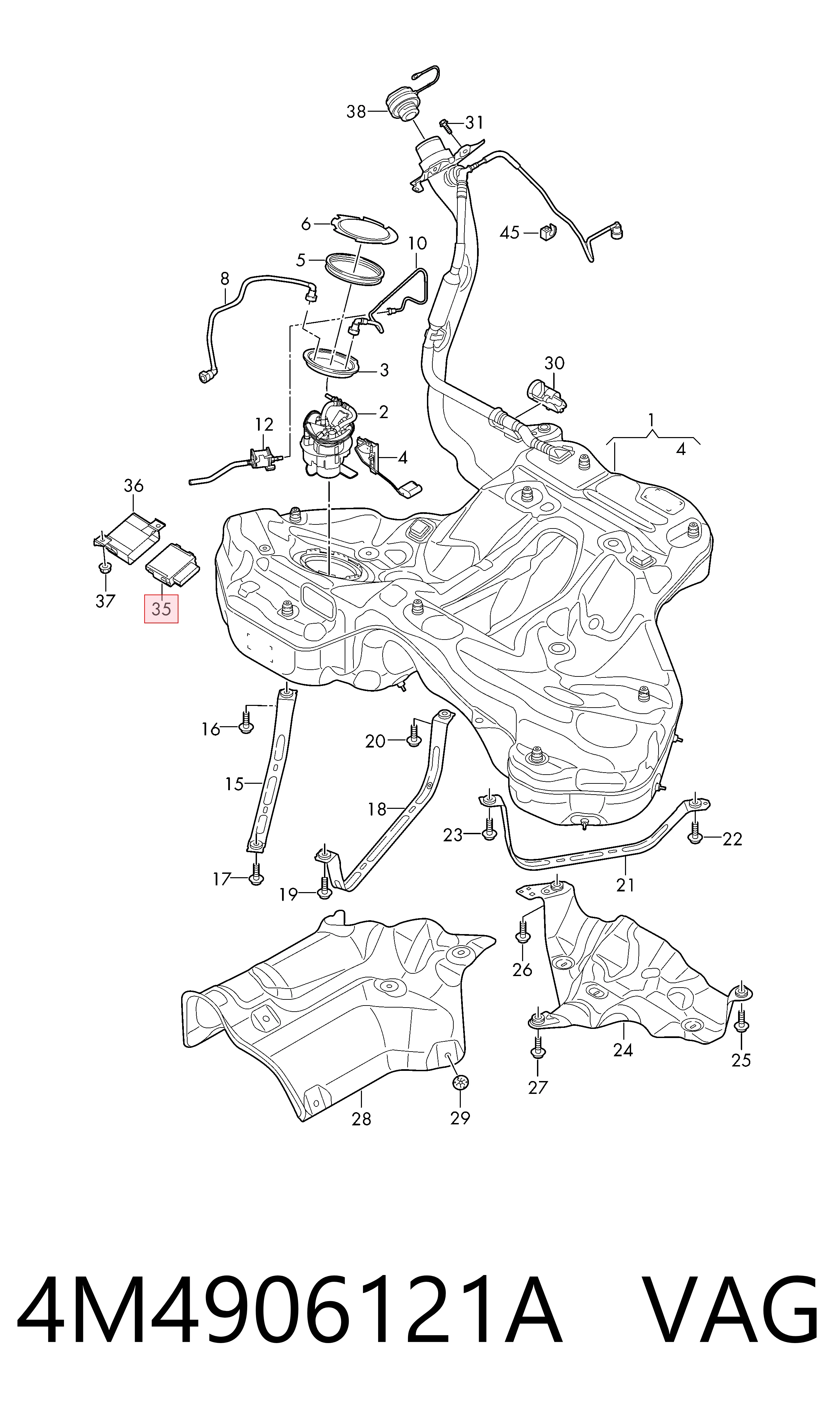 4M4906121A VAG 