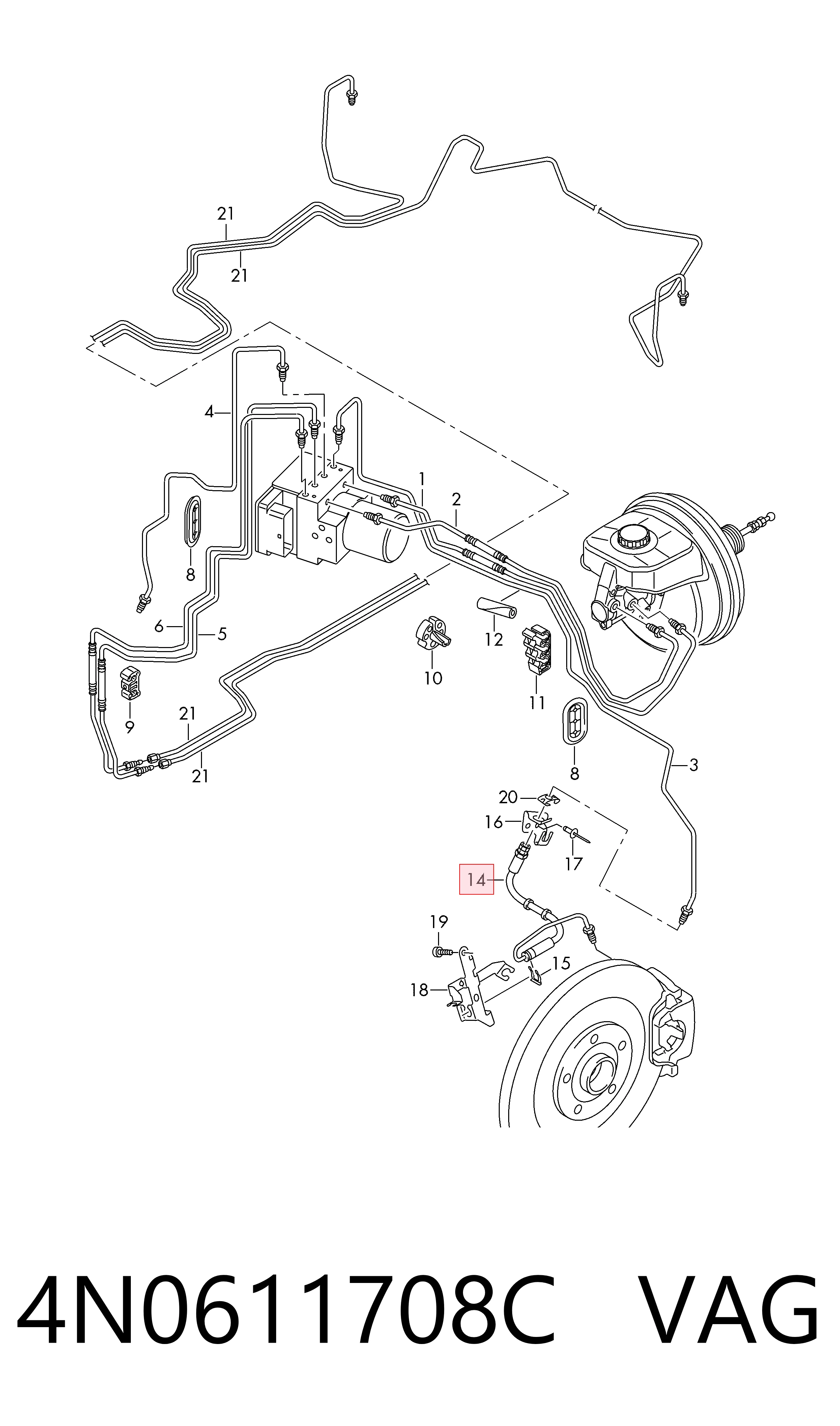 4N0611708C VAG 