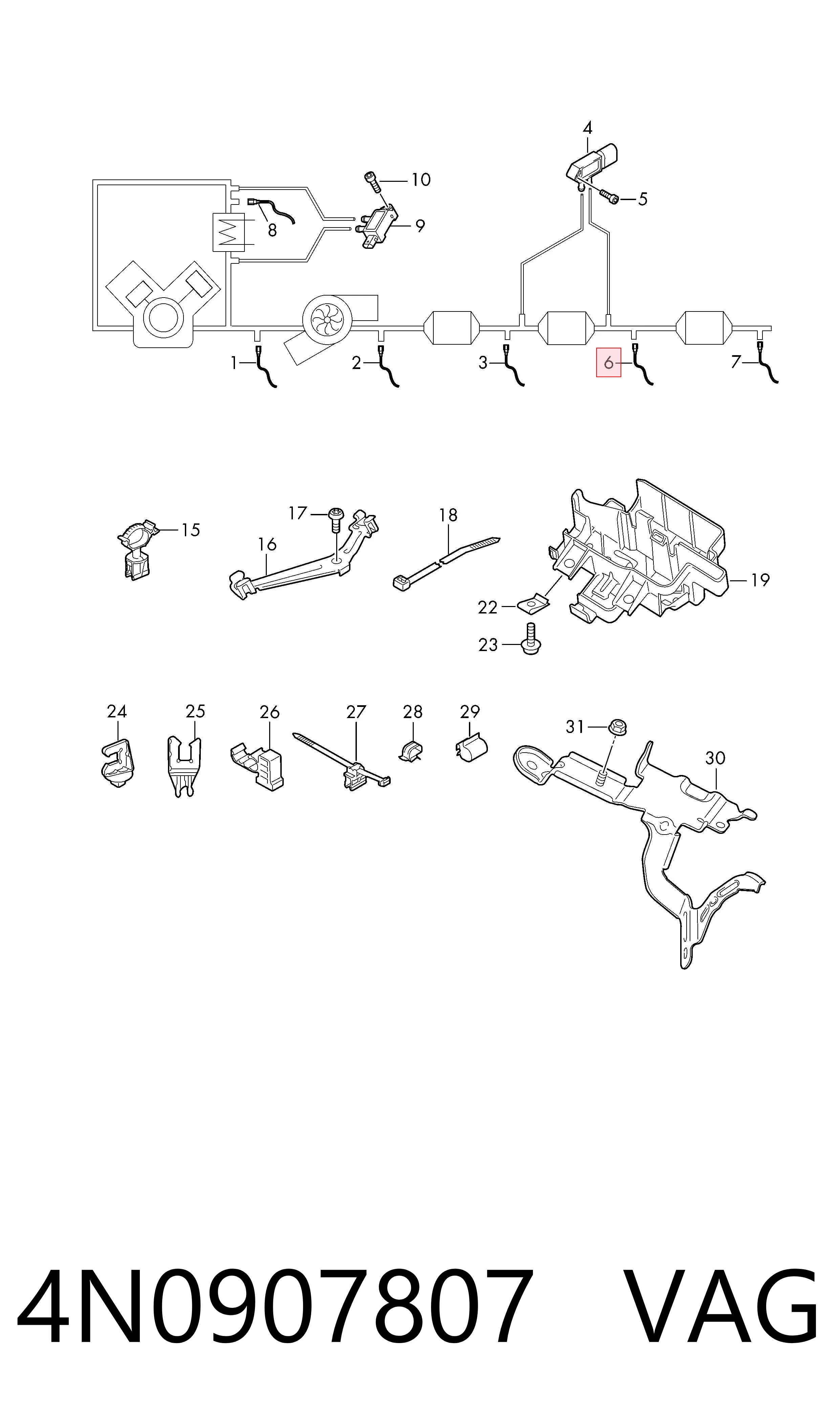 Купити 30907149 AND Датчик оксидів азоту NOX