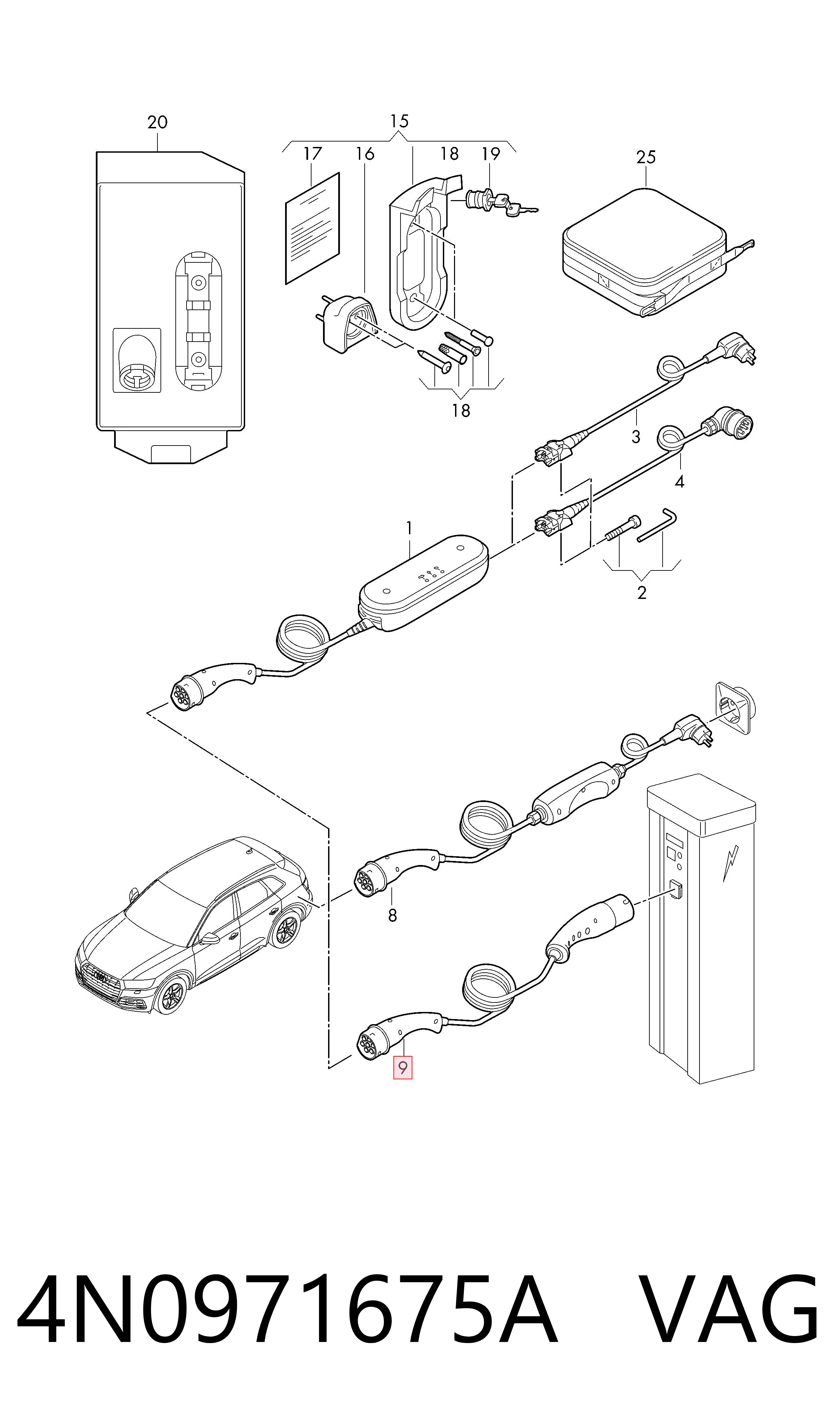  VAG 4N0971675A ціна, від 77.27 USD