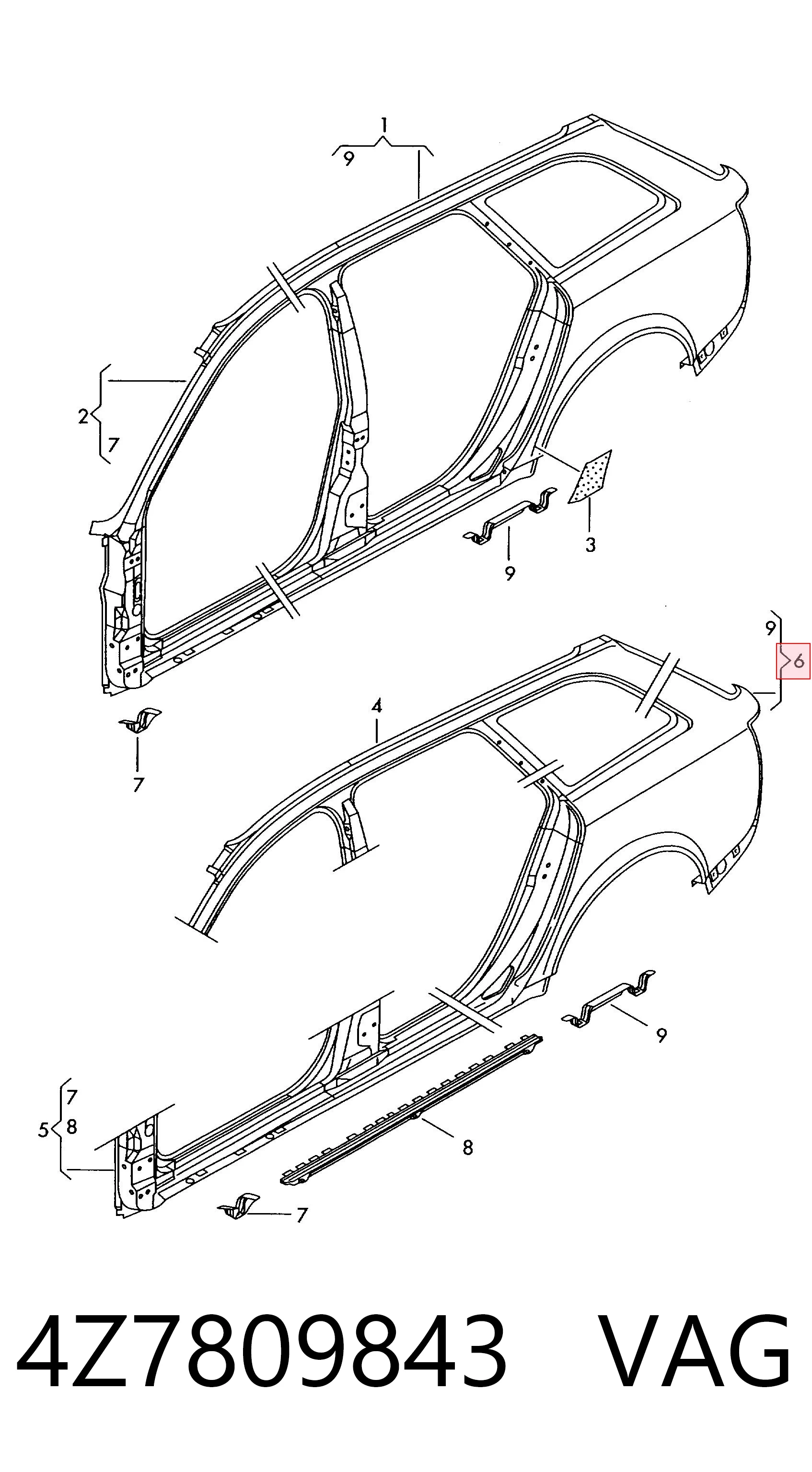 4Z7809843 VAG