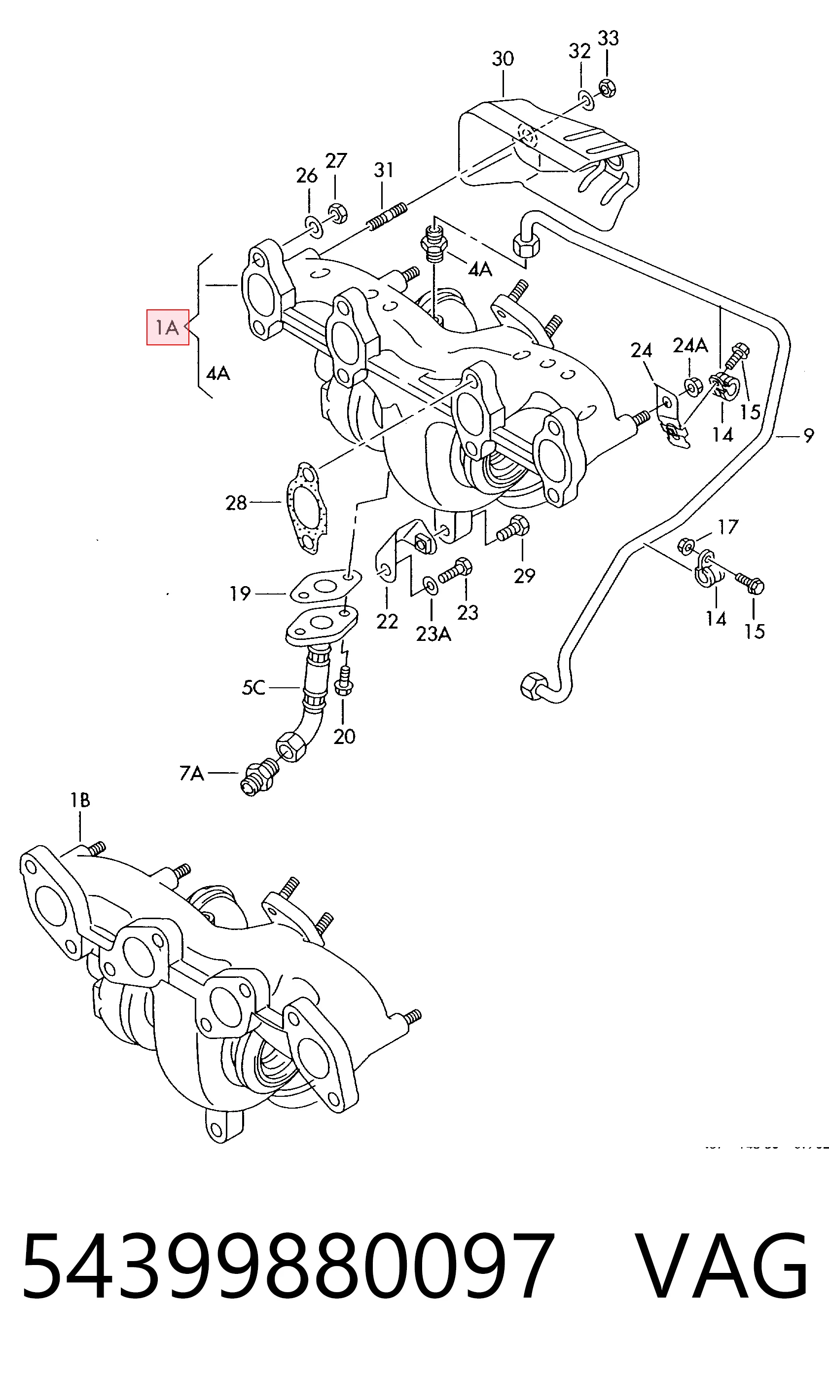 Купити 54399700097 Borg-Warner Турбіна