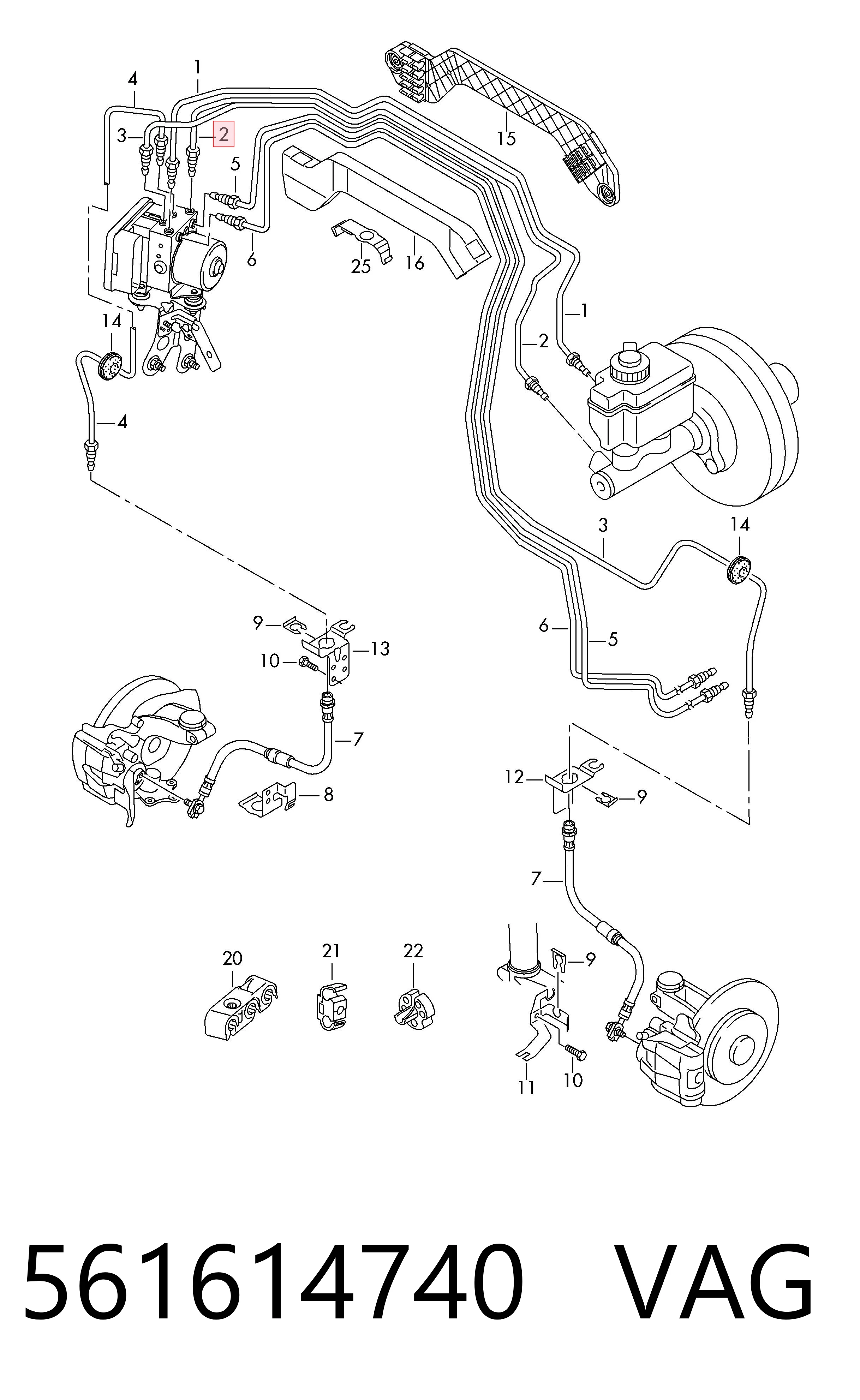  VAG 561614740 ціна, від 6.33 USD