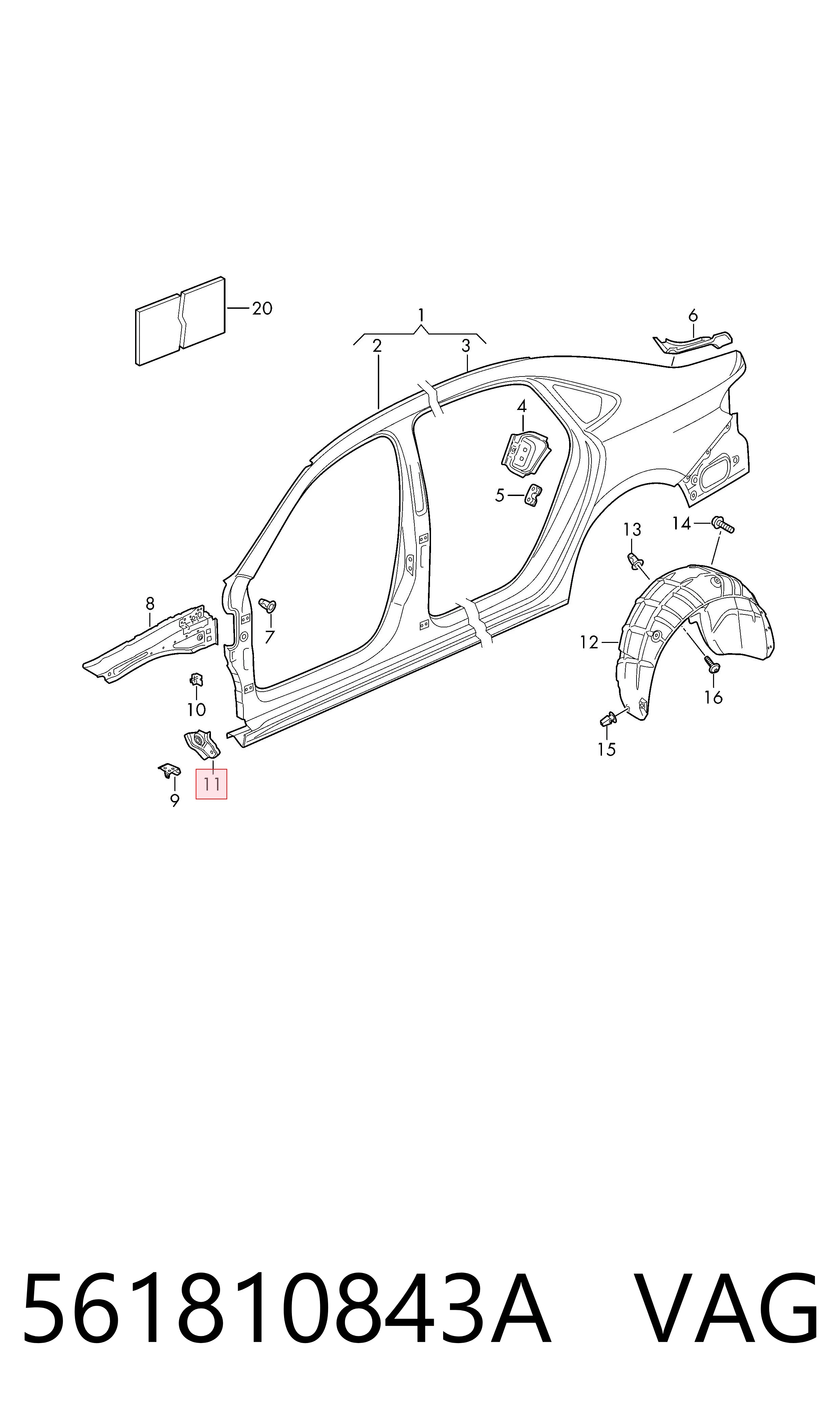 561810843A VAG 