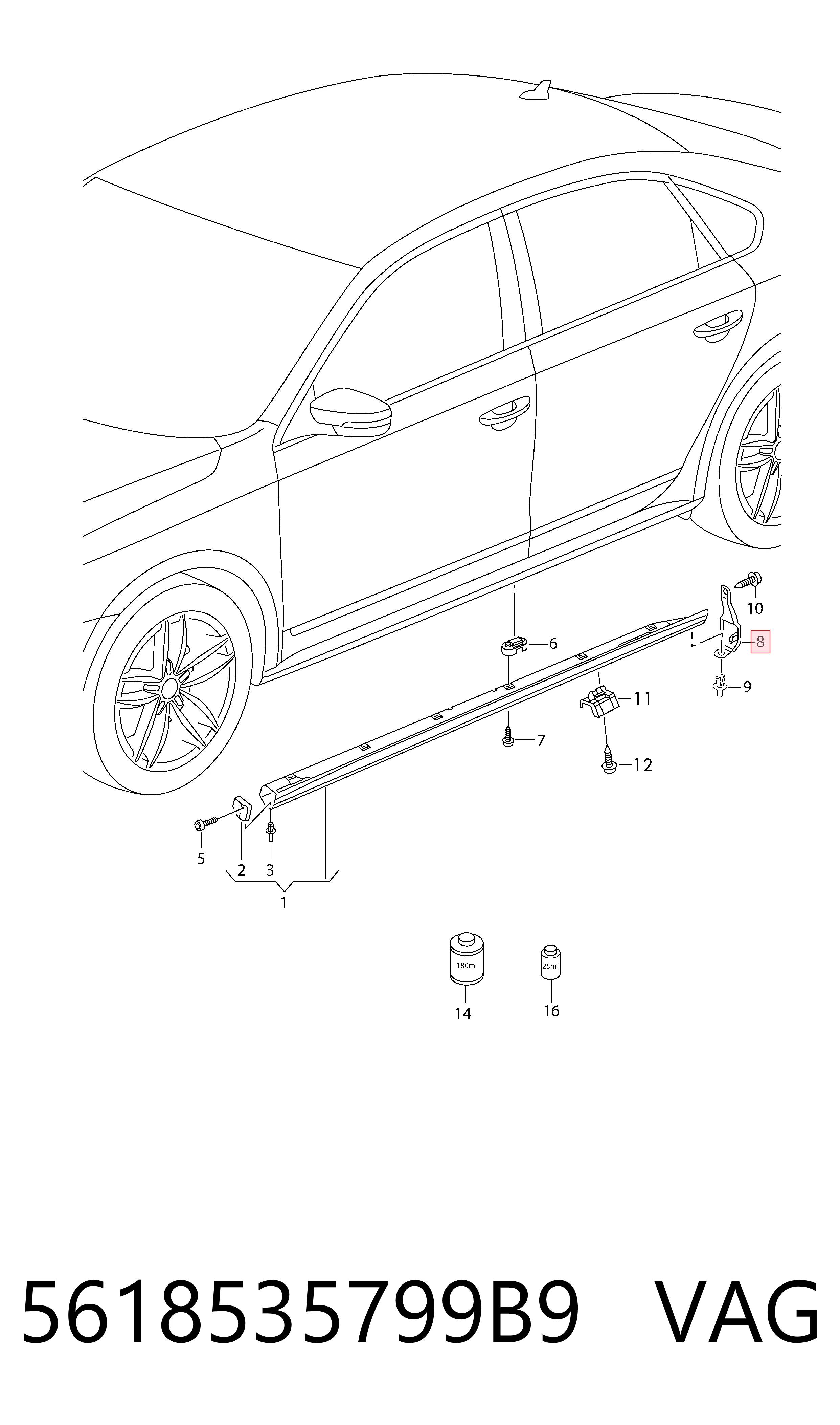 5618535799B9 VAG 