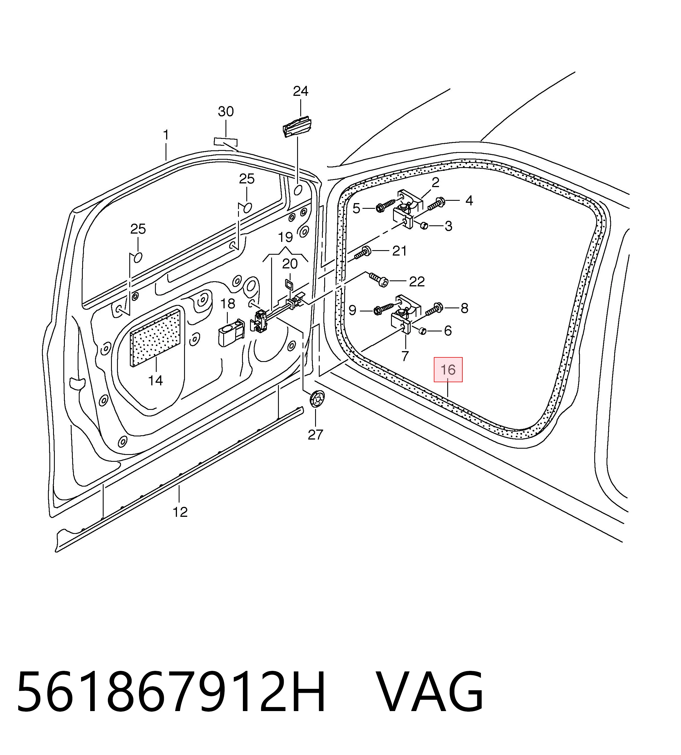 561867912H VAG 