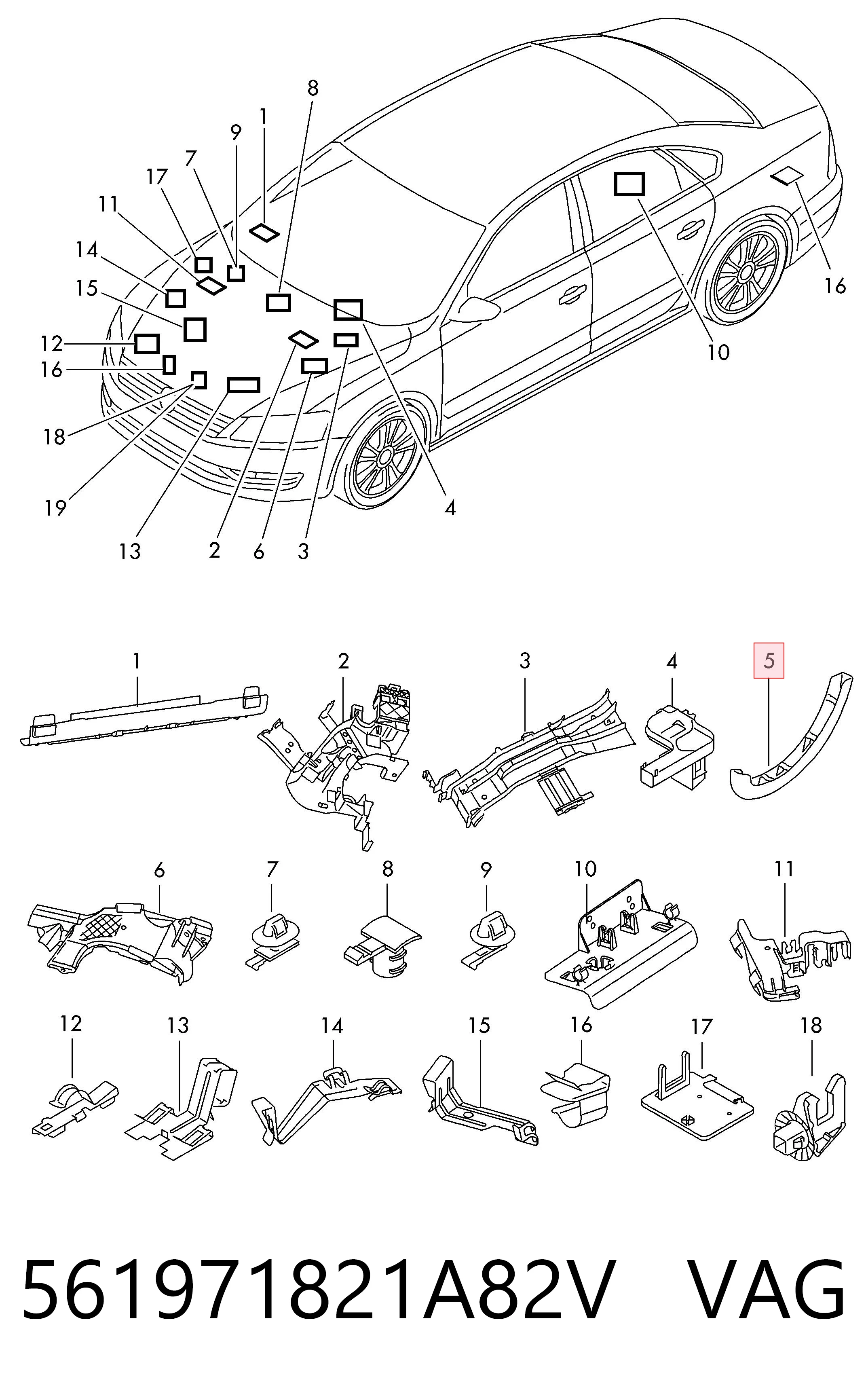 561971821A82V VAG