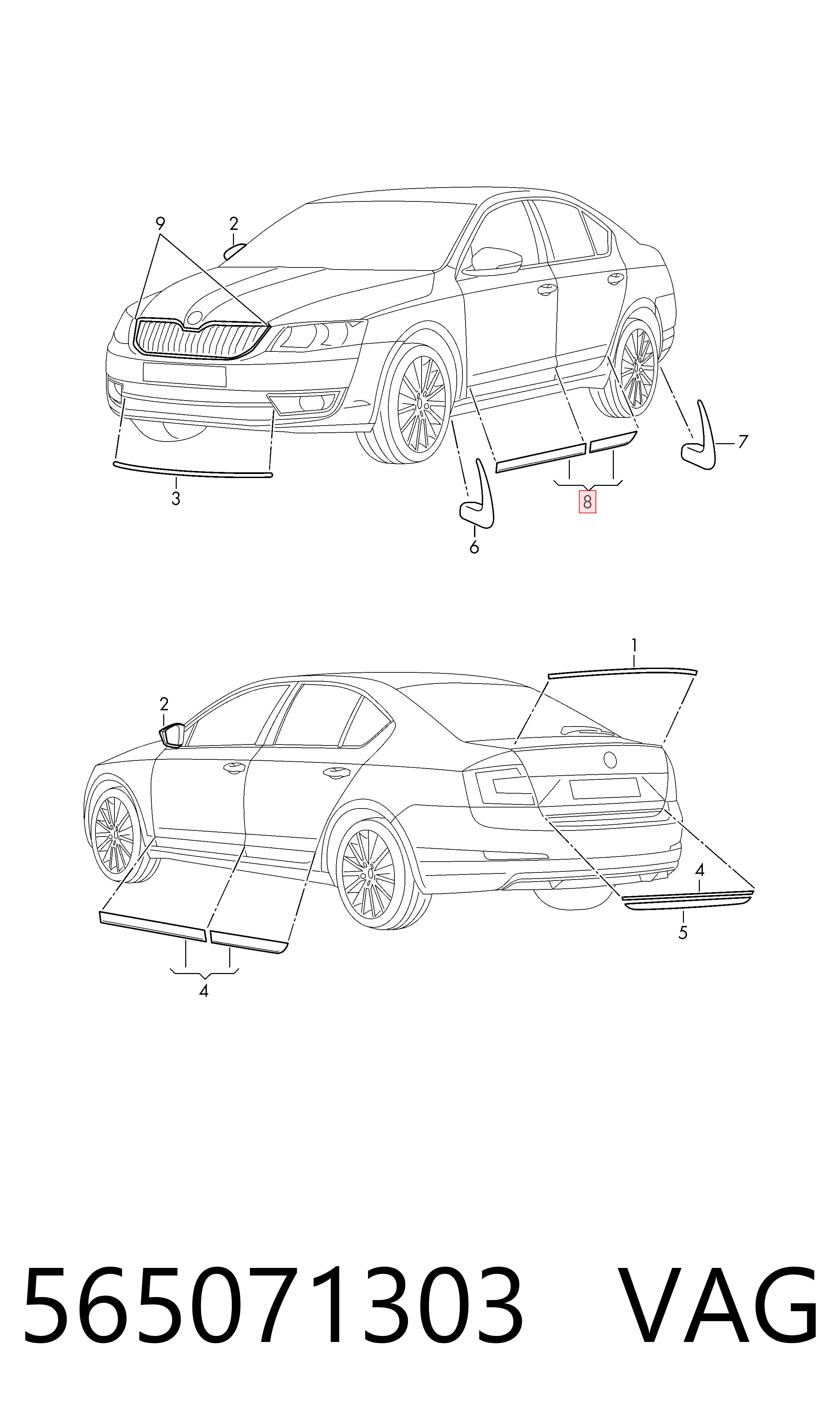  VAG 565071303 ціна, від 169.68 USD