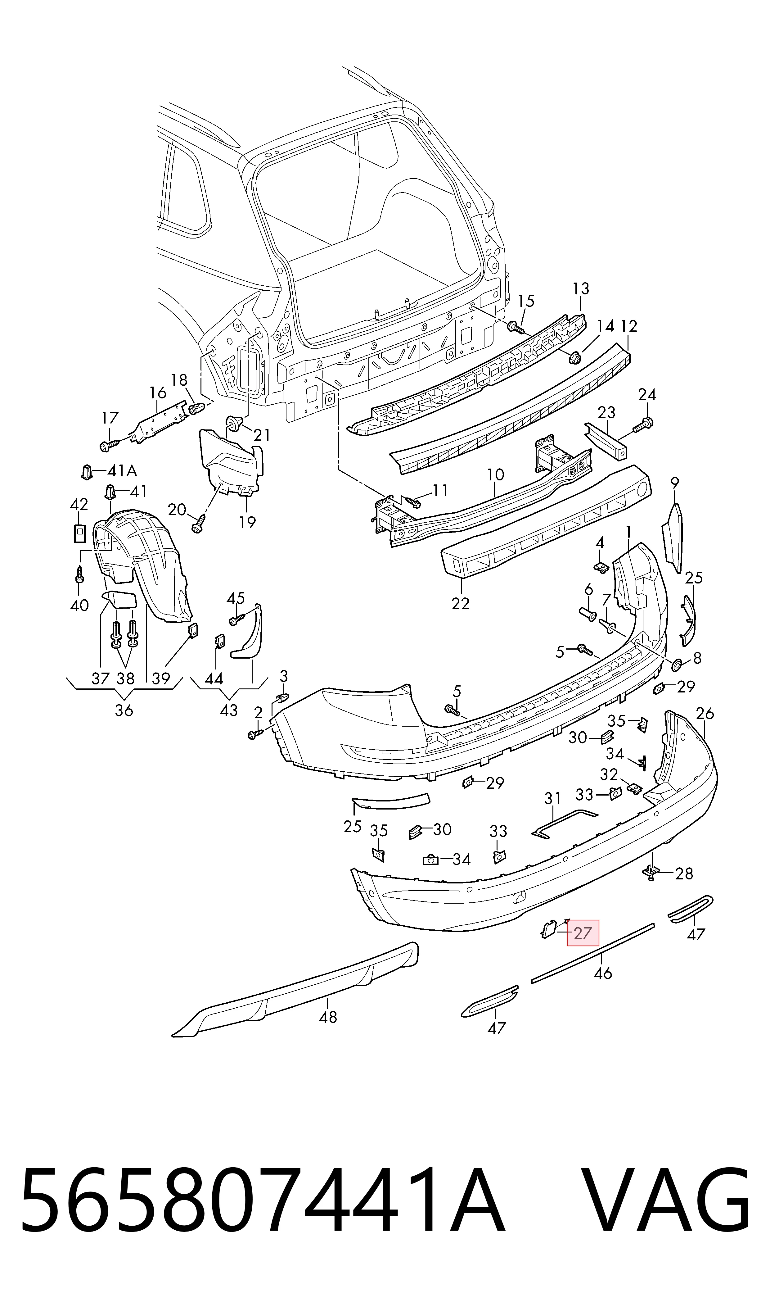  VAG 565807441A ціна, від 61.63 USD
