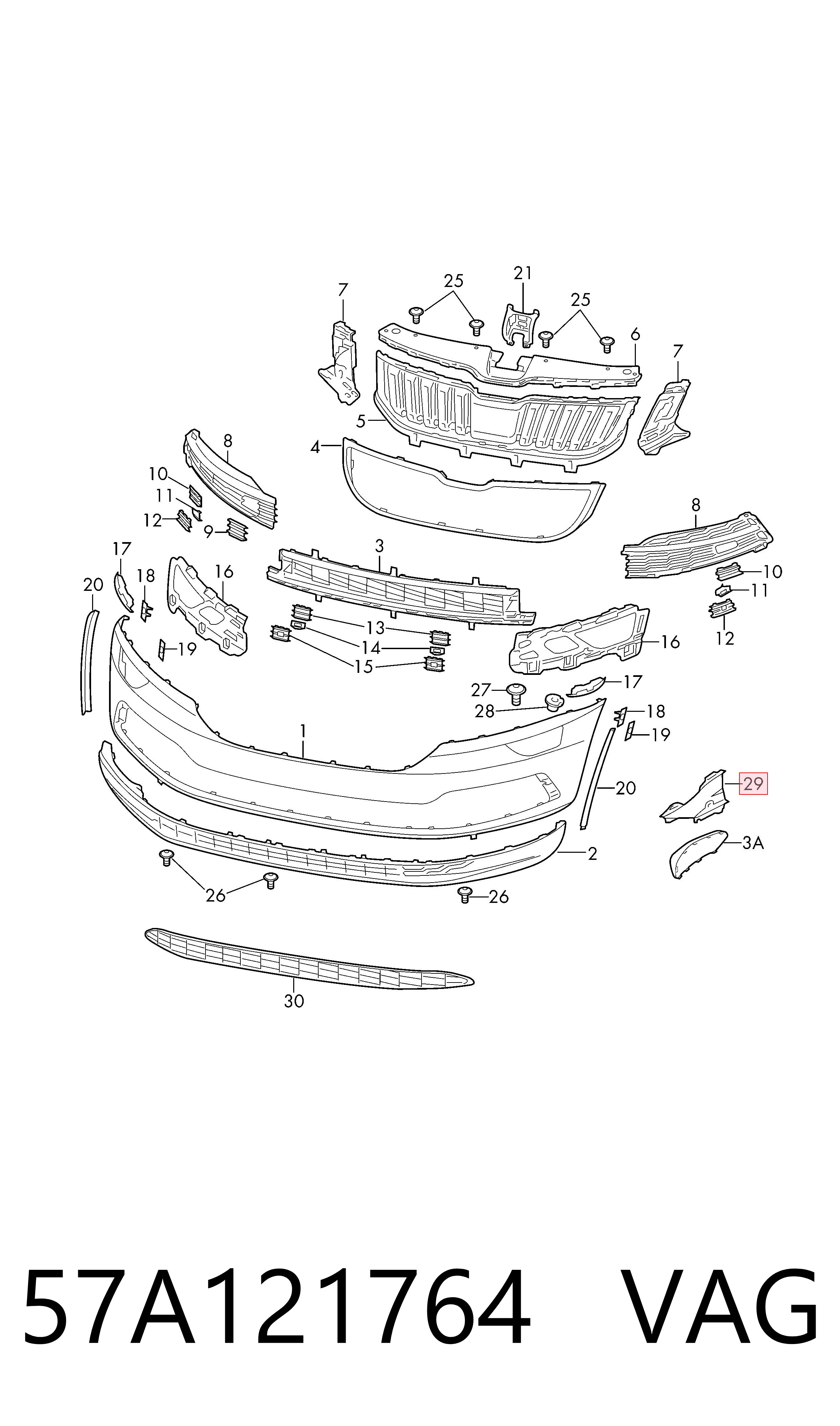 57A121764 VAG 