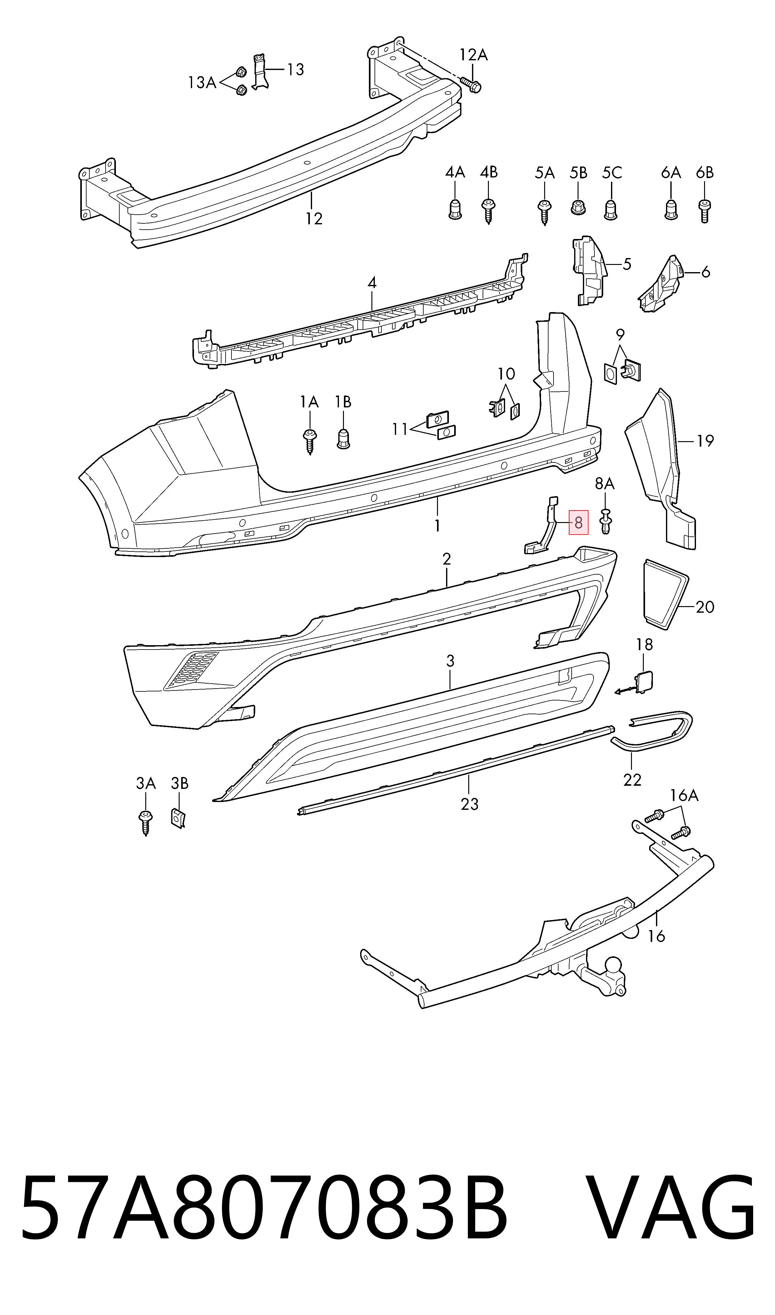 57A807083B VAG 