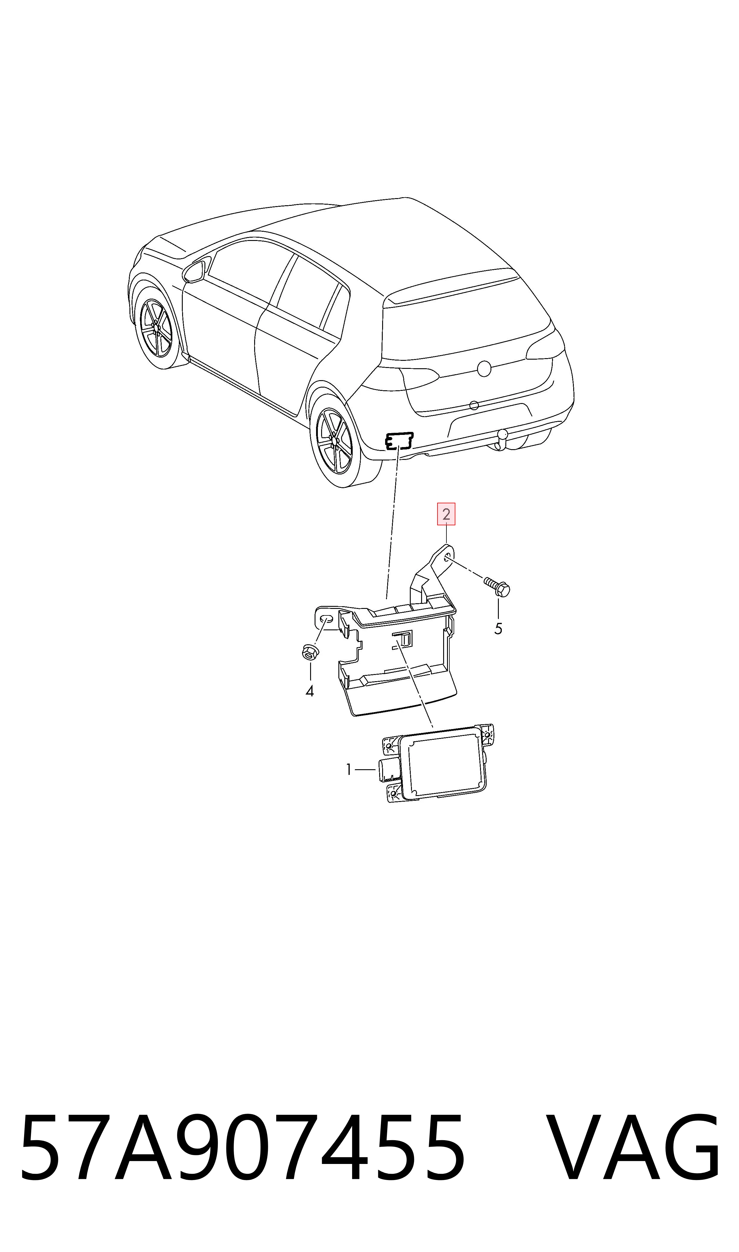 57A907455 VAG 