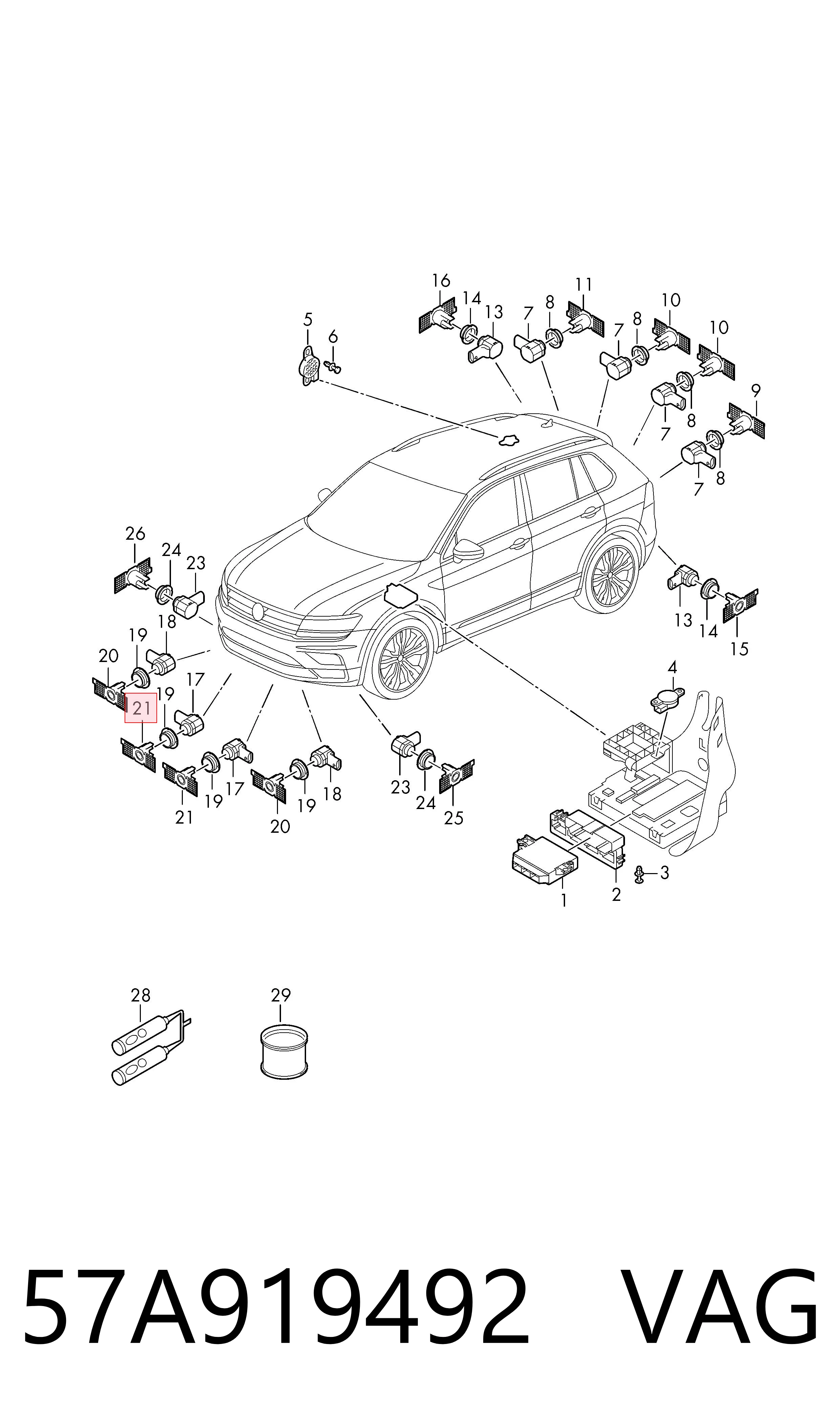 57A919492 VAG 