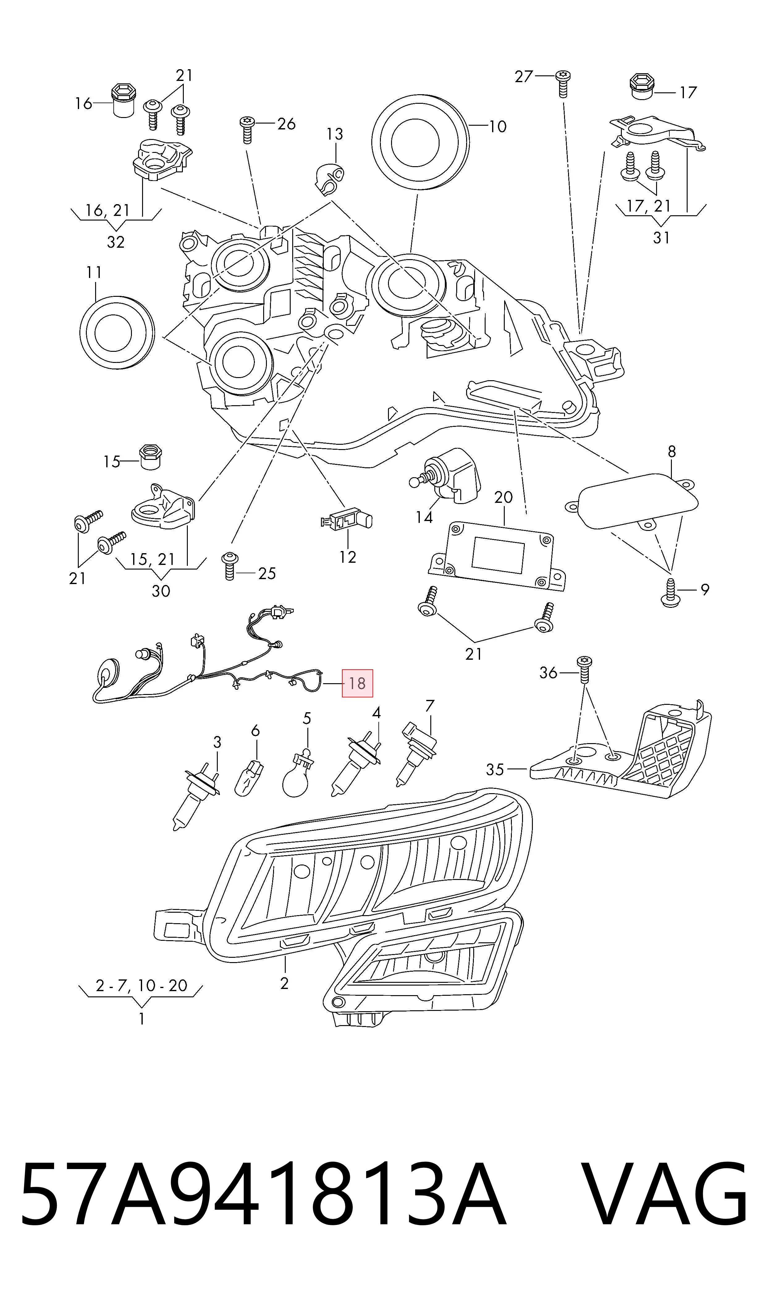 57A941813A VAG 