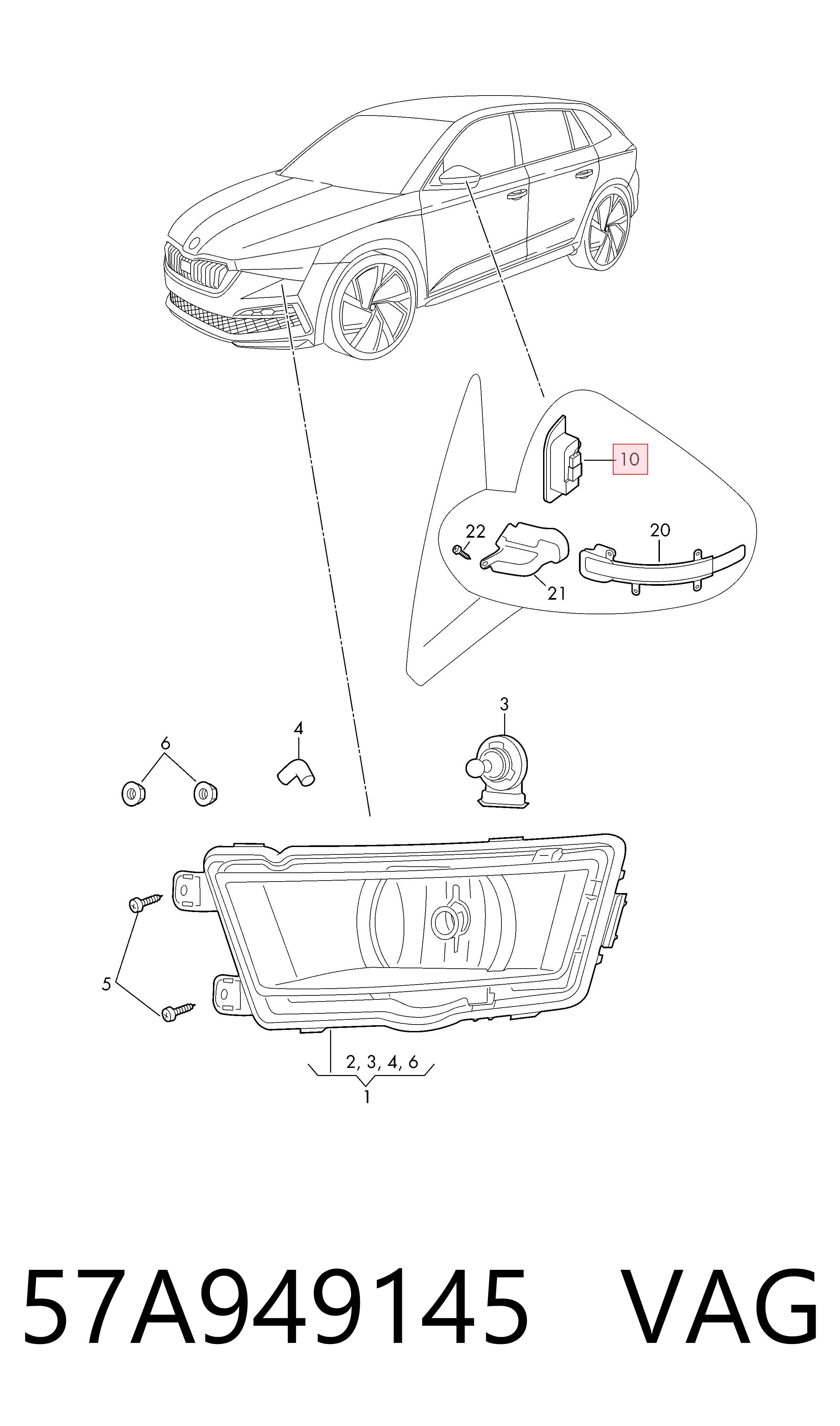 57A949145 VAG 