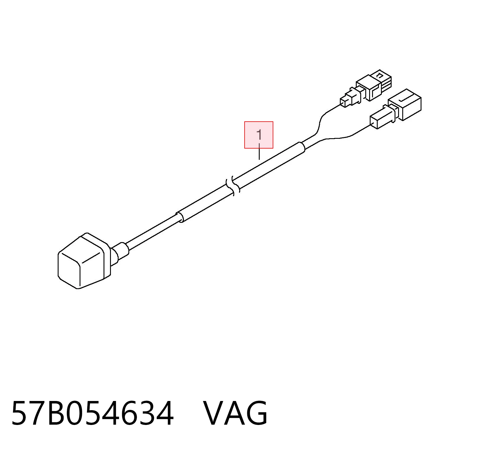 57B054634 VAG 