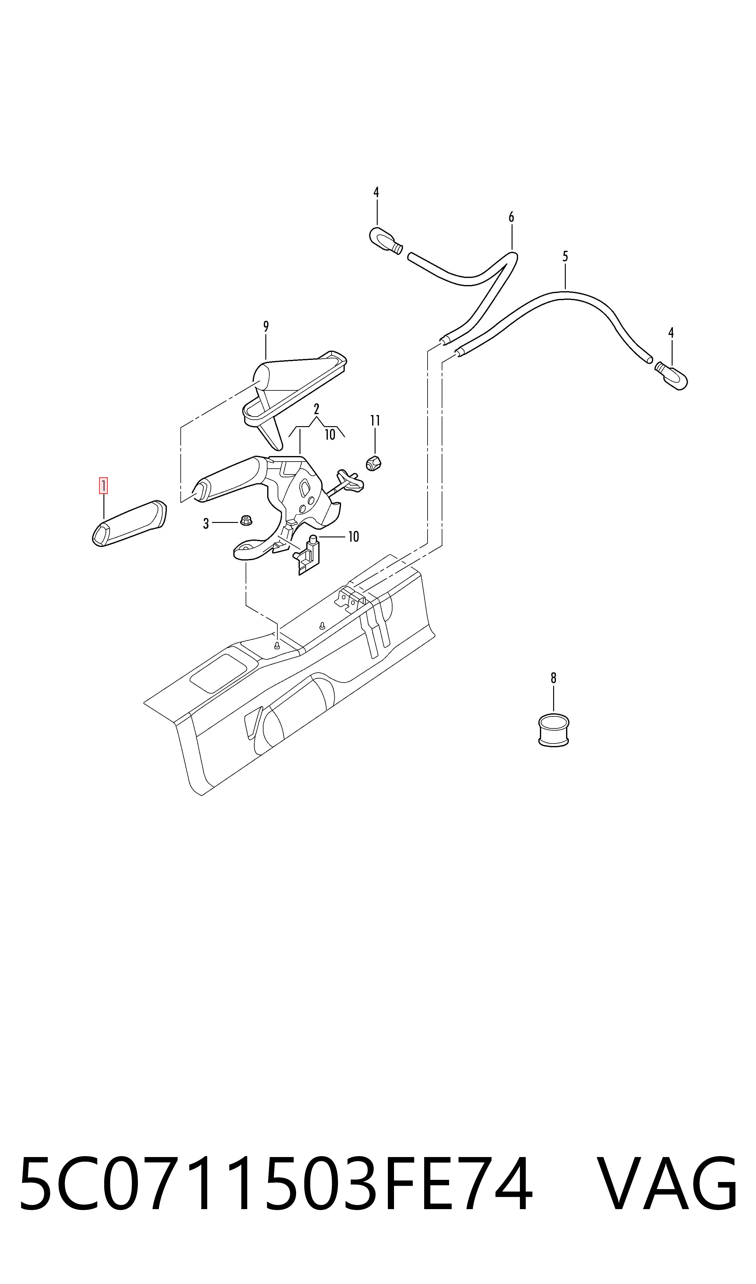 5C0711503FE74 VAG 