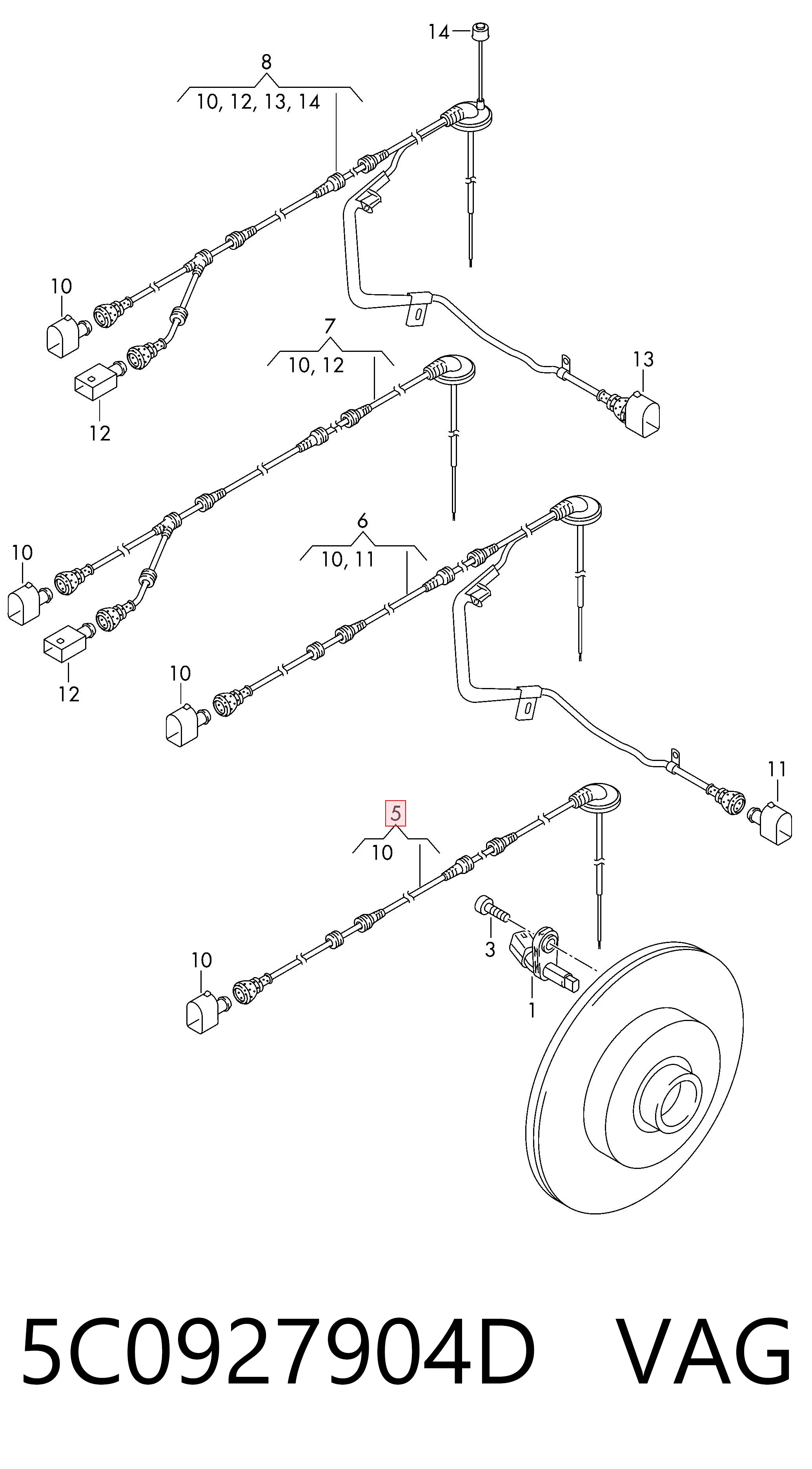 5C0927904D VAG 