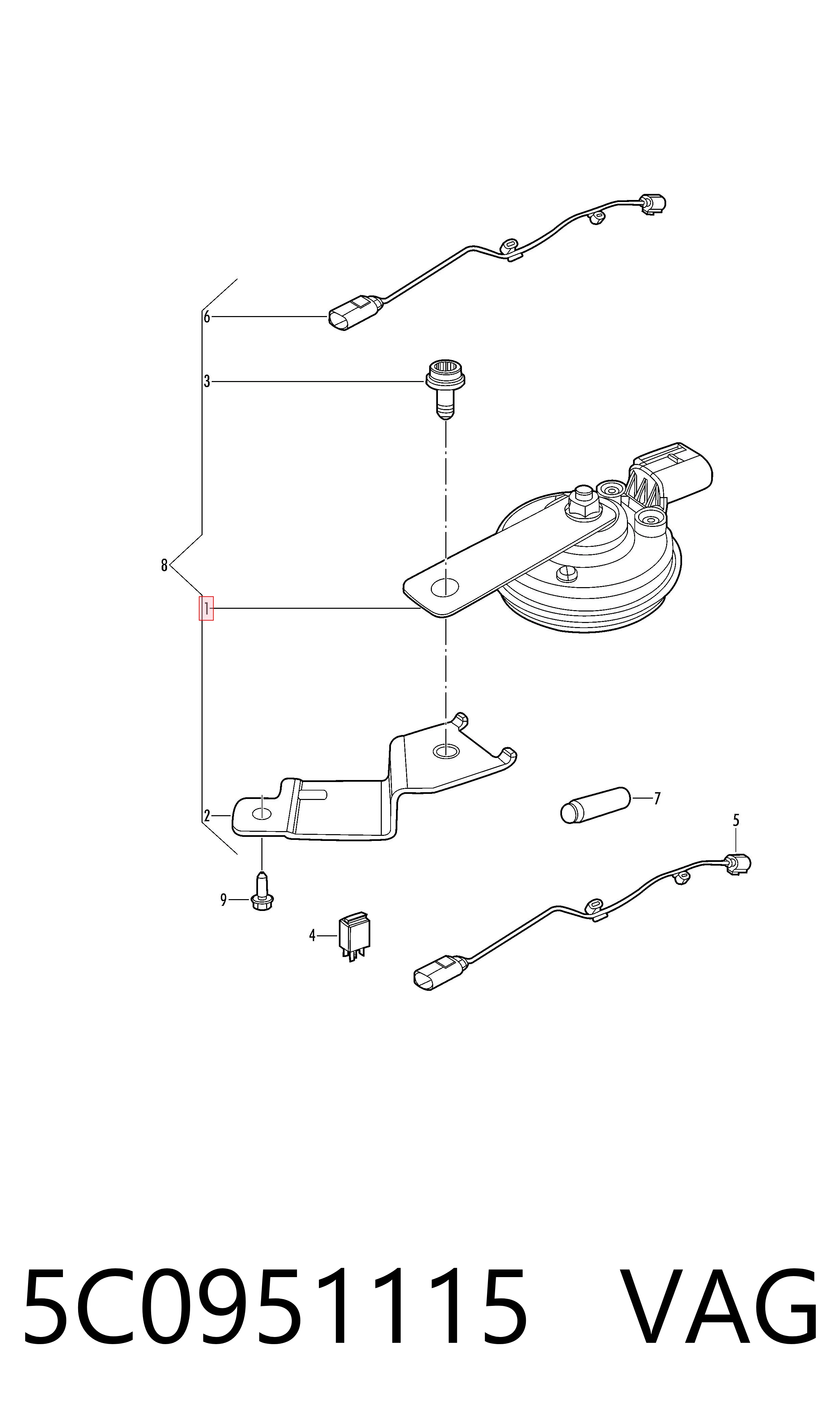 5C0951115 VAG 