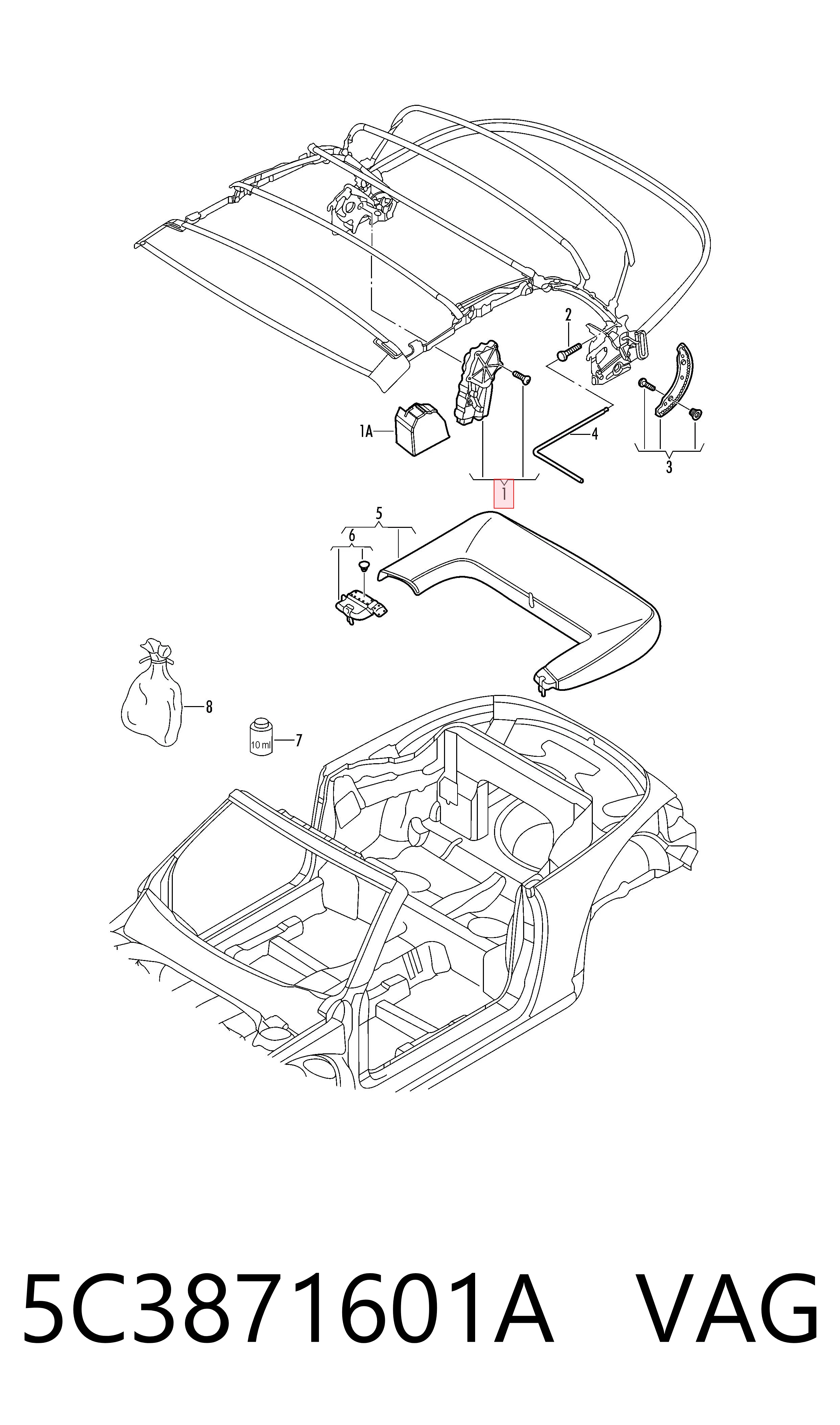 5C3871601A VAG 