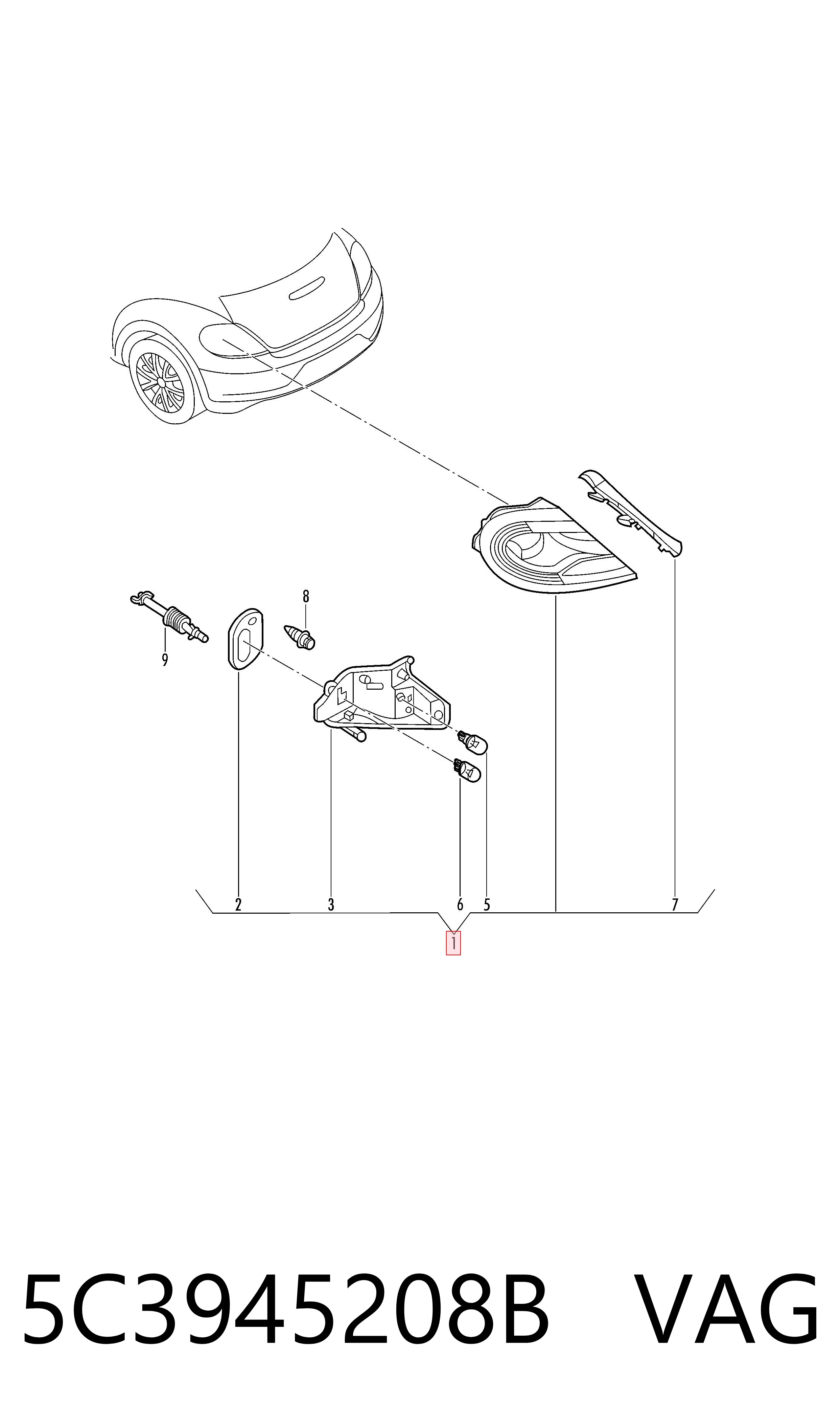 5C3945208B VAG