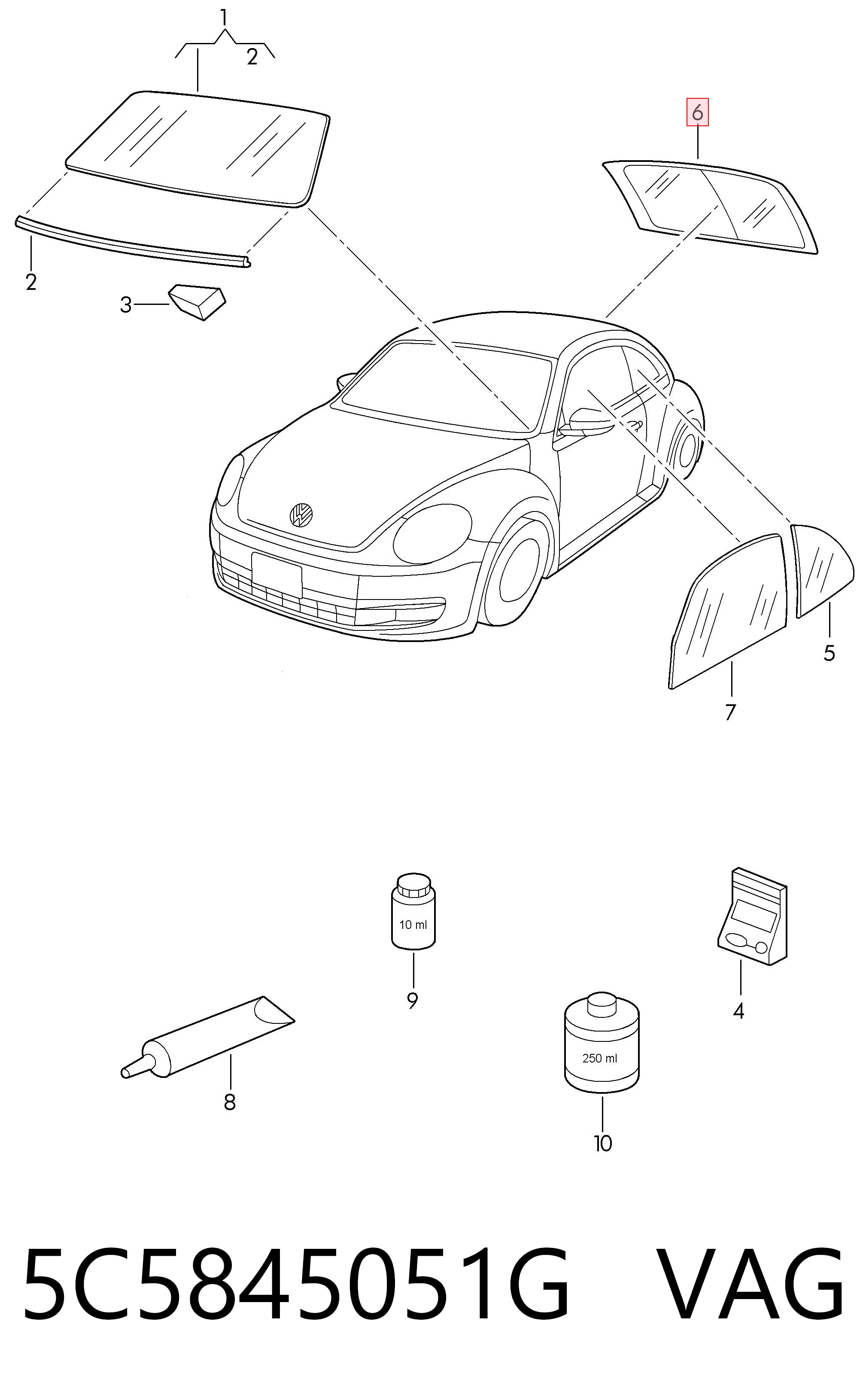 5C5845051G VAG