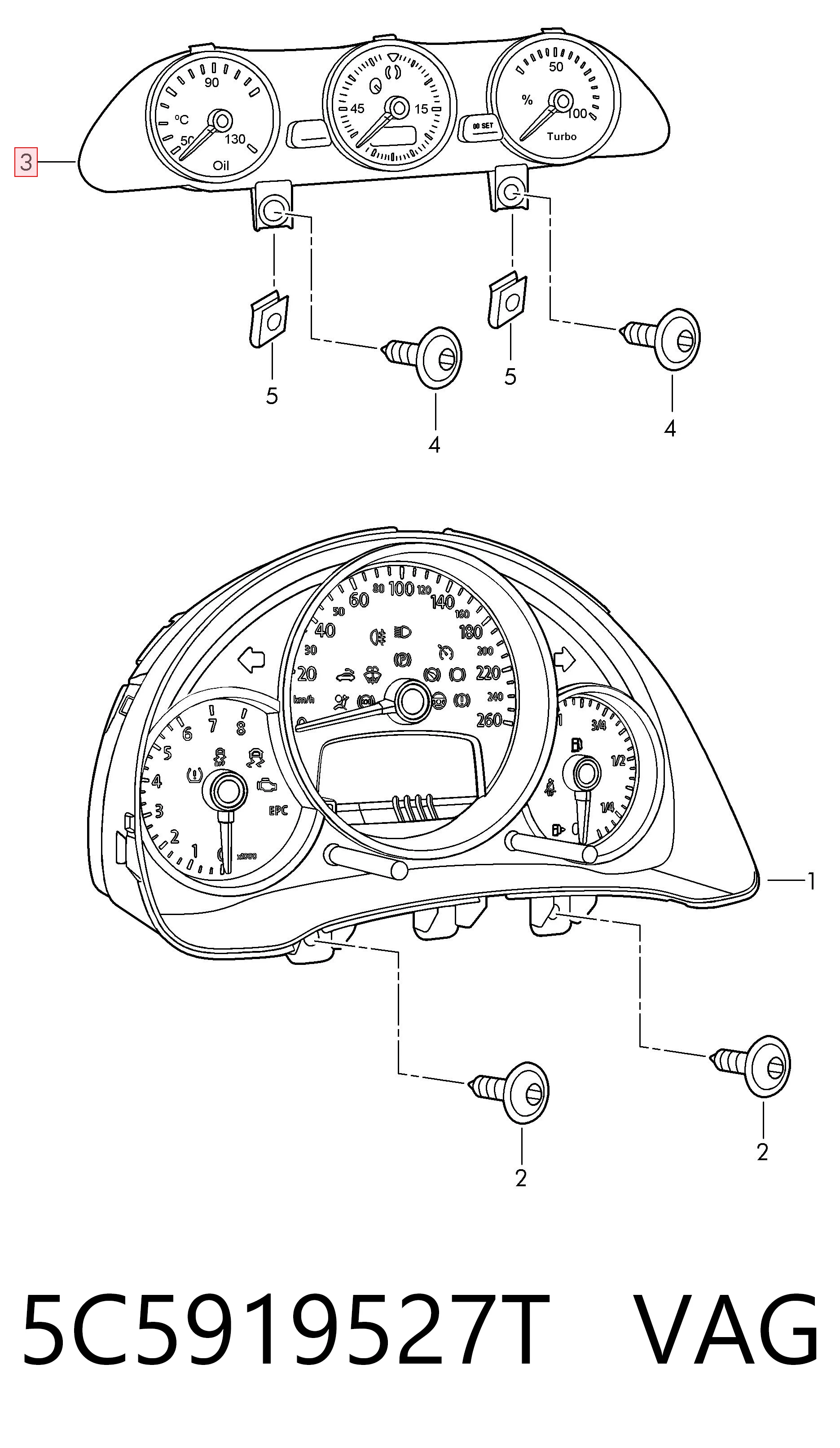 5C5919527T VAG