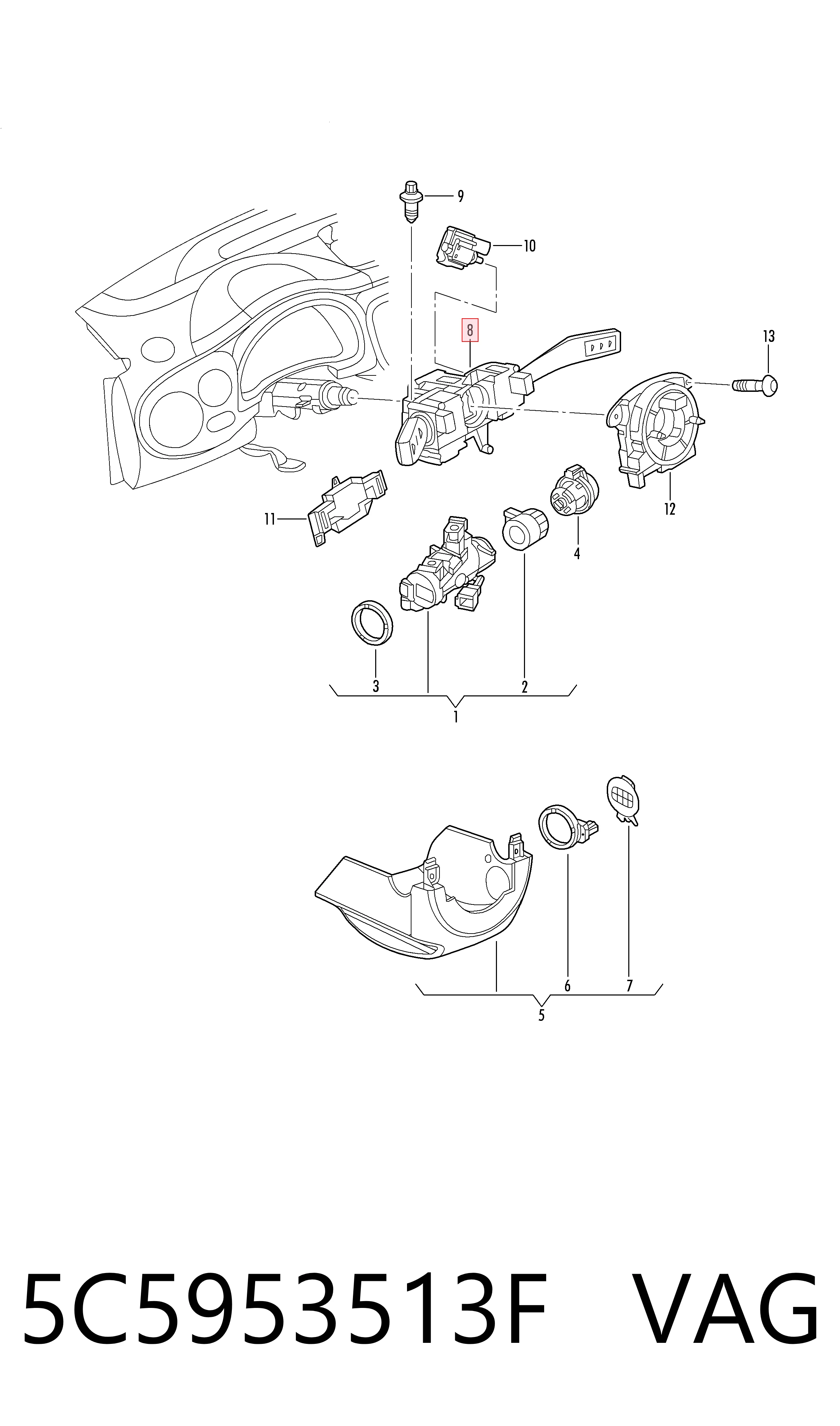 5C5953513F VAG 