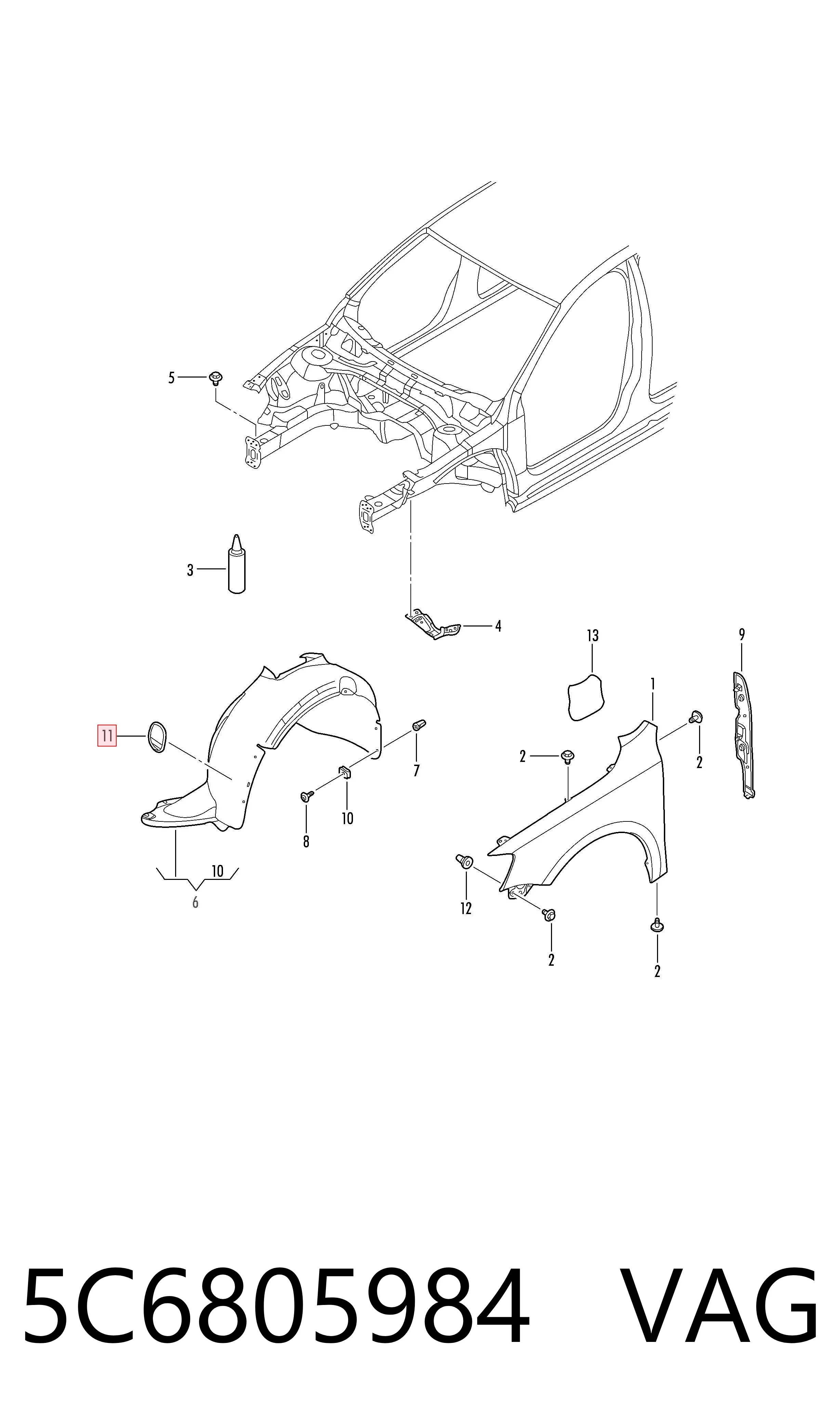 5C6805984 VAG 