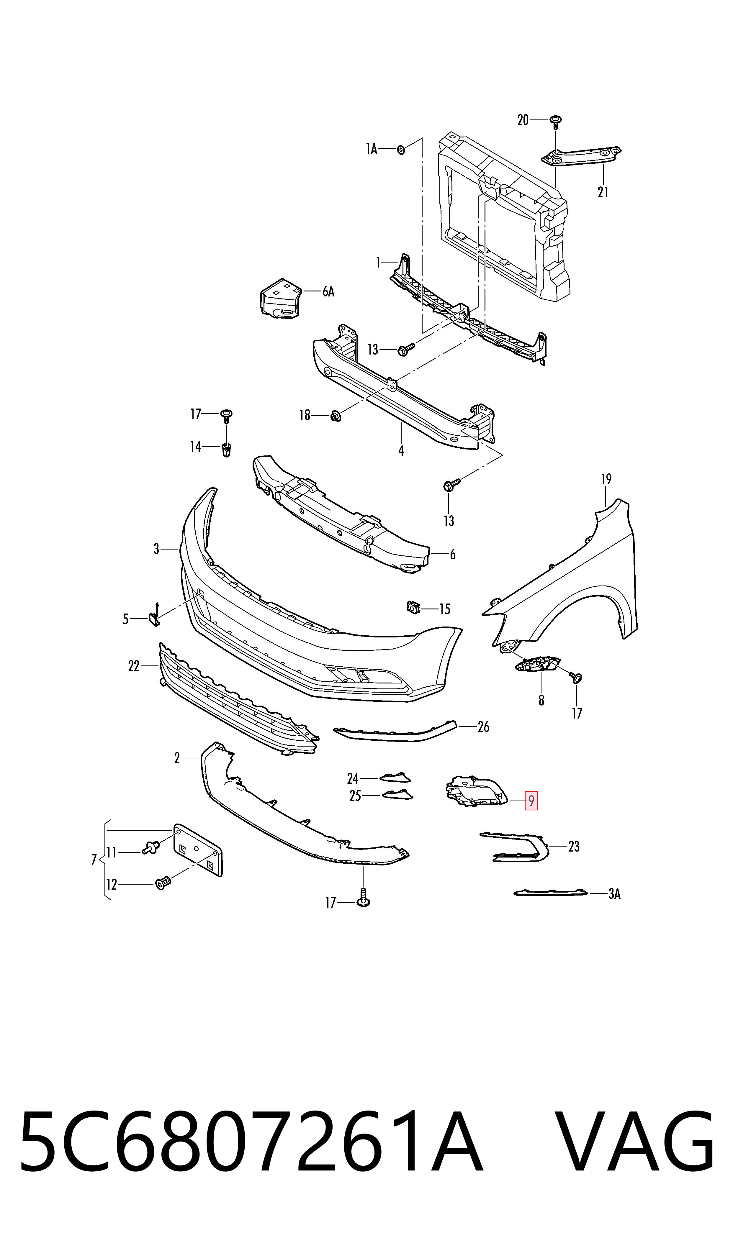 5C6807261A VAG 