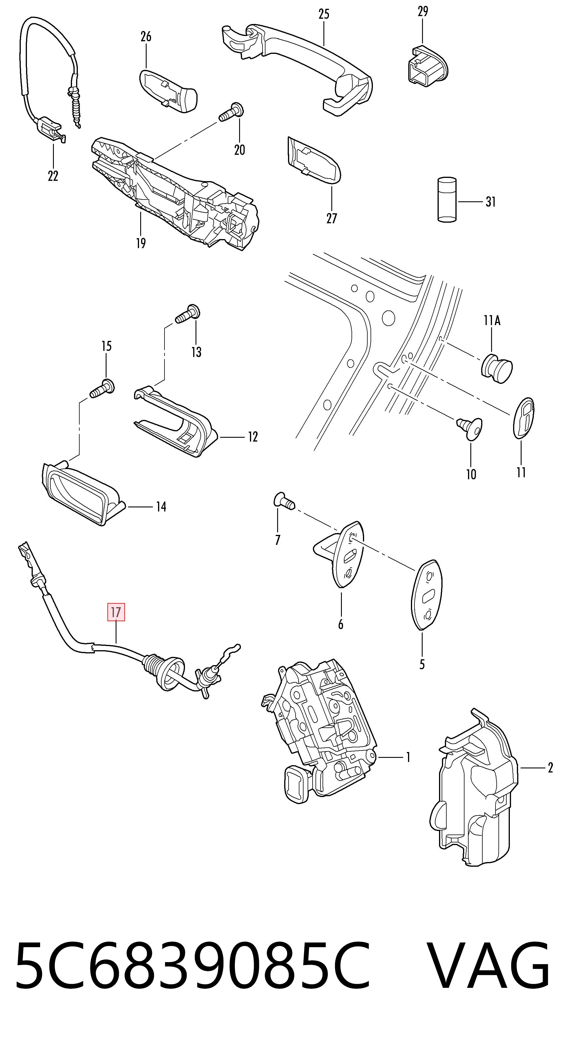 5C6839085C VAG 